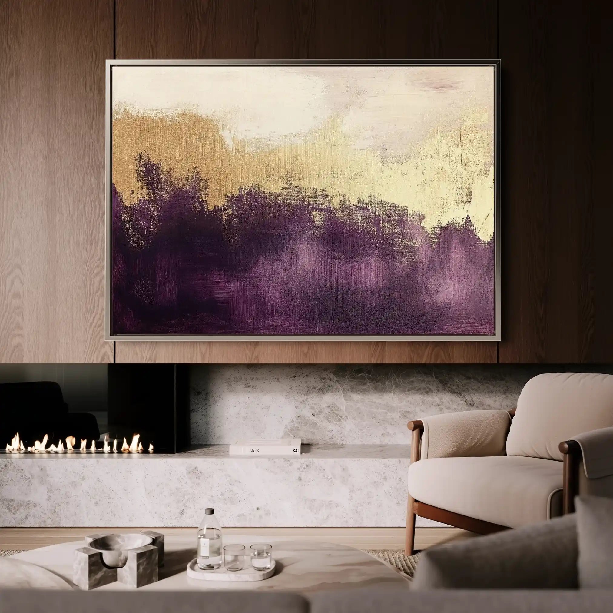 Abstract 376 Canvas Art 60 x 40 cm / Stretched on hidden frame