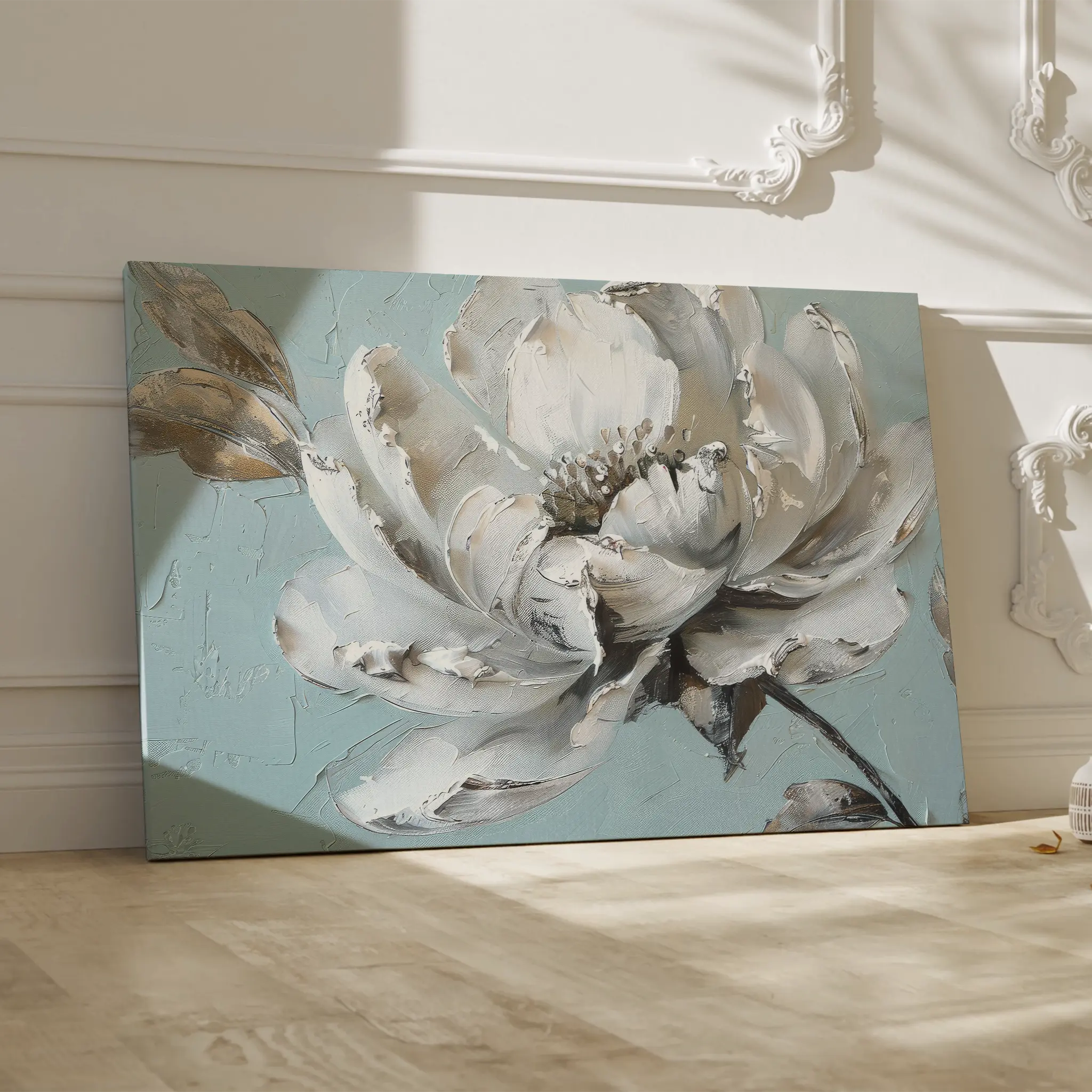 Floral Canvas Wall Art WAD376-F 90 x 60 cm / Stretched on hidden frame