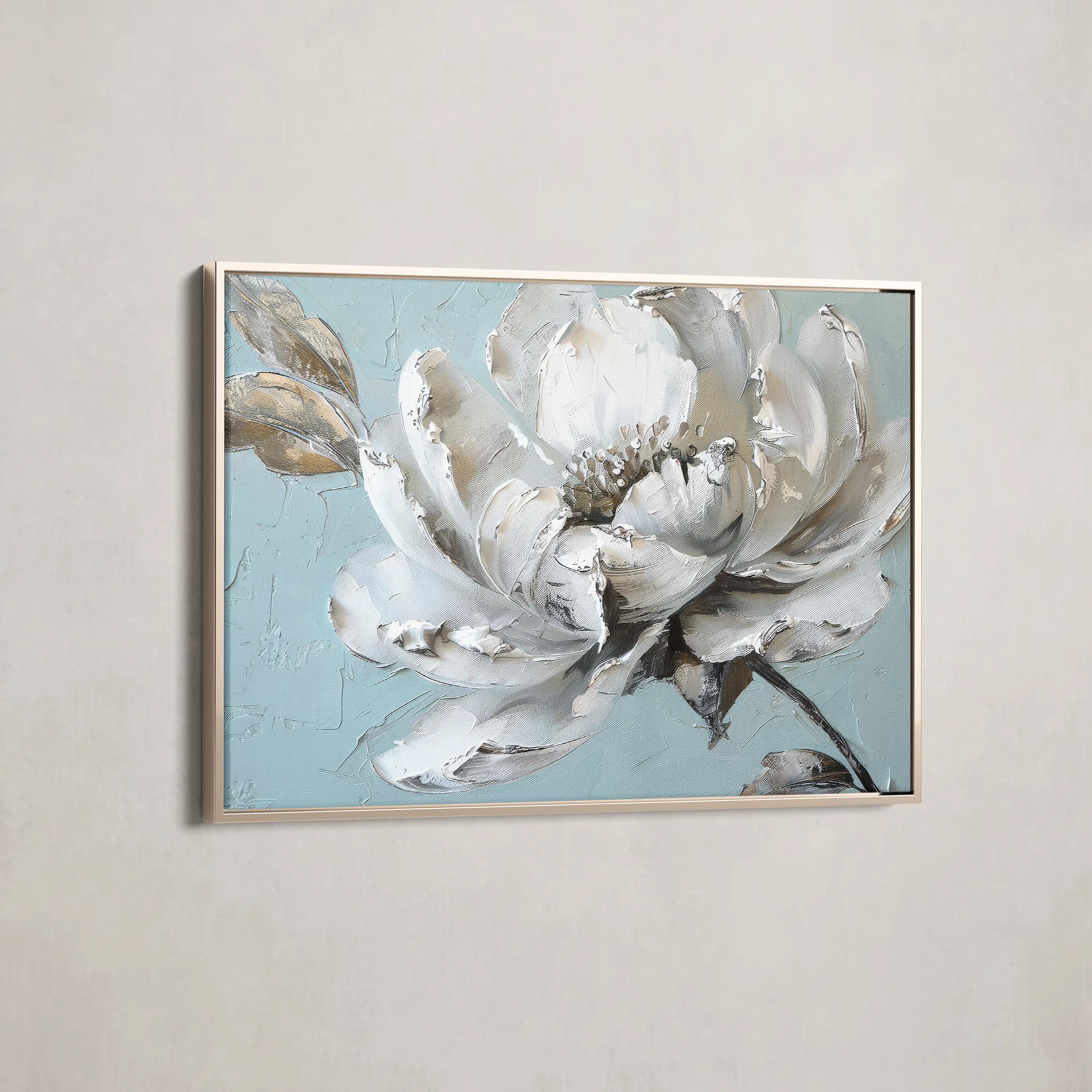 Floral Canvas Wall Art WAD376-F 90 x 60 cm / Stretched on hidden frame