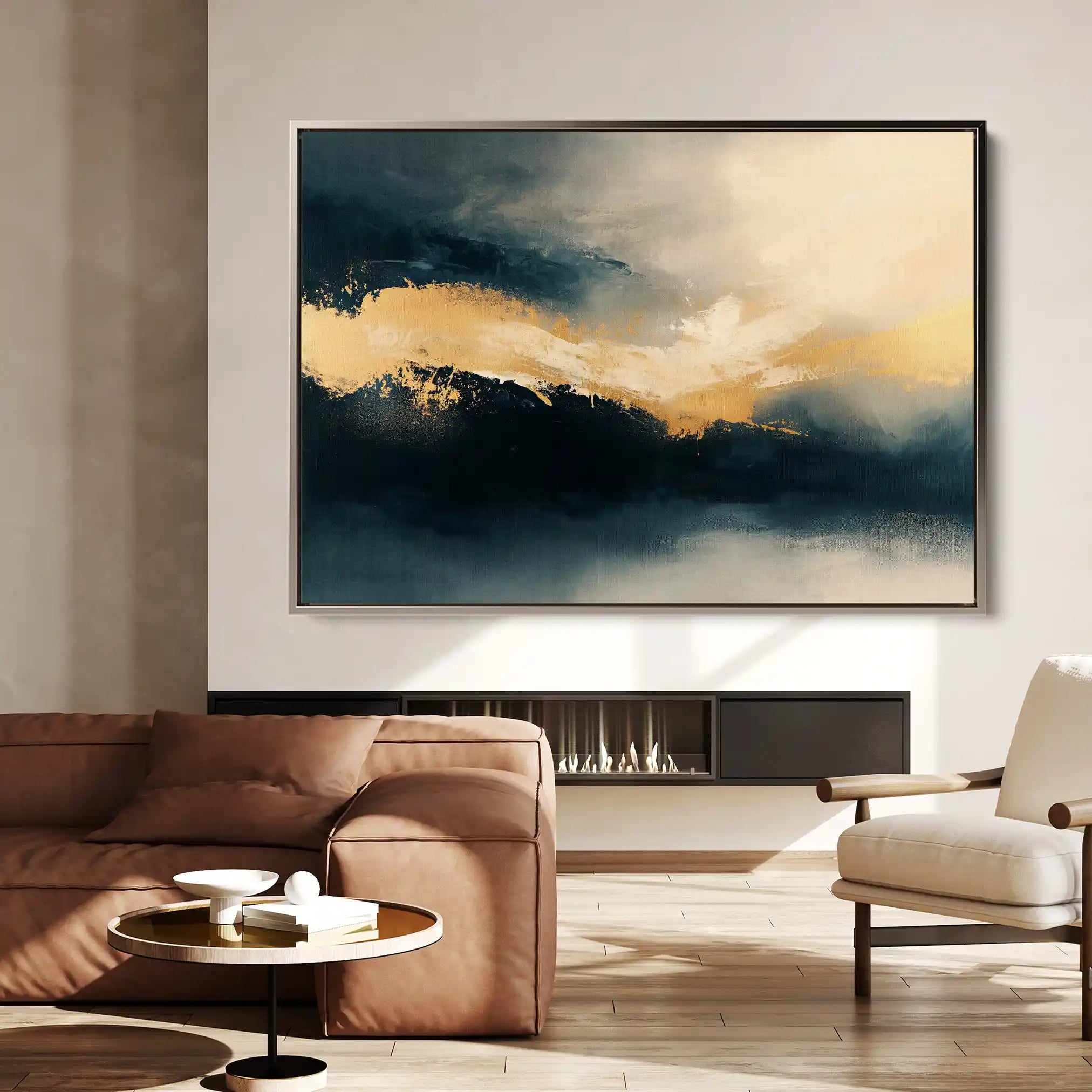 Abstract 377 Canvas Art 60 x 40 cm / Stretched on hidden frame