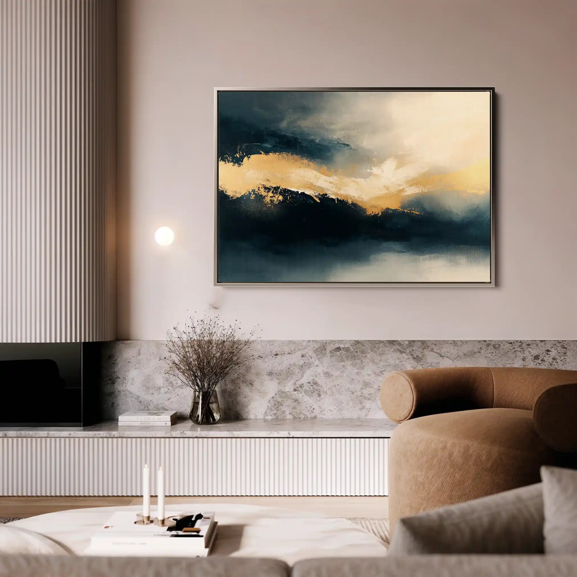 Abstract 377 Canvas Art 60 x 40 cm / Stretched on hidden frame
