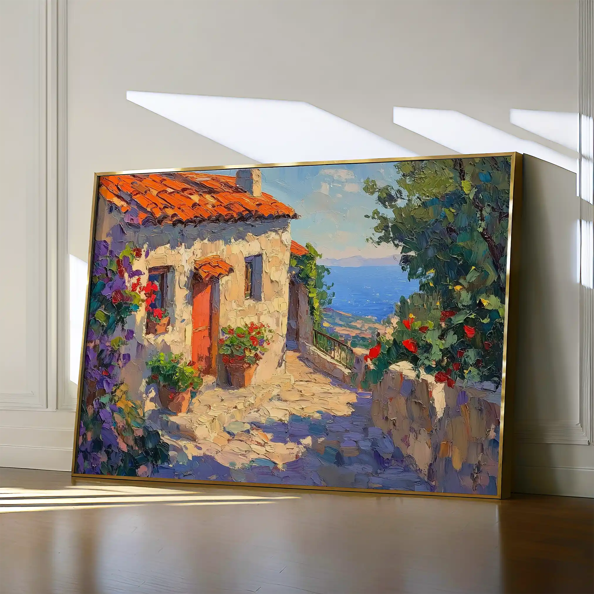 Landscape 377 Canvas Art 90 x 60 cm / Stretched on hidden frame
