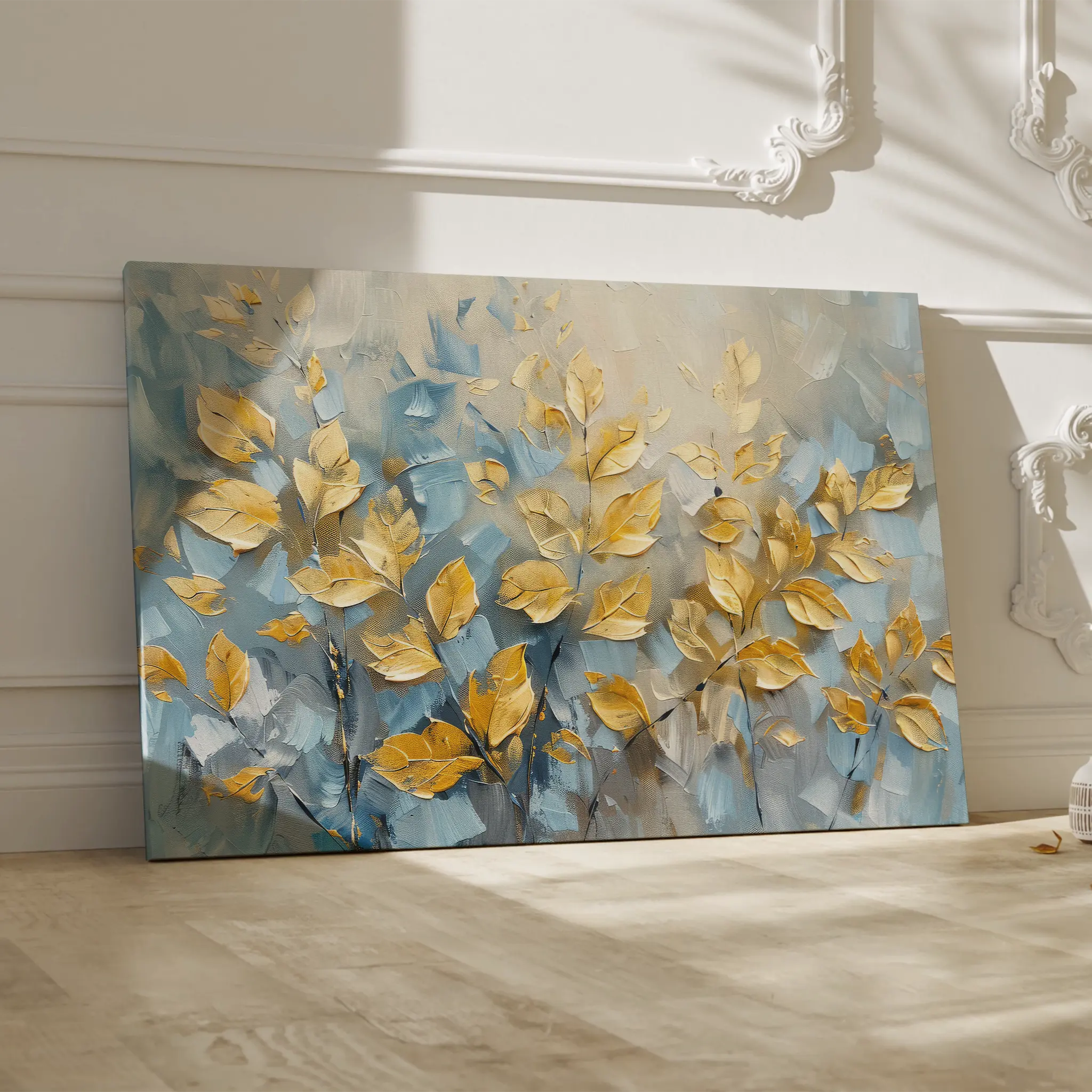 Floral Canvas Wall Art WAD380-F 90 x 60 cm / Stretched on hidden frame