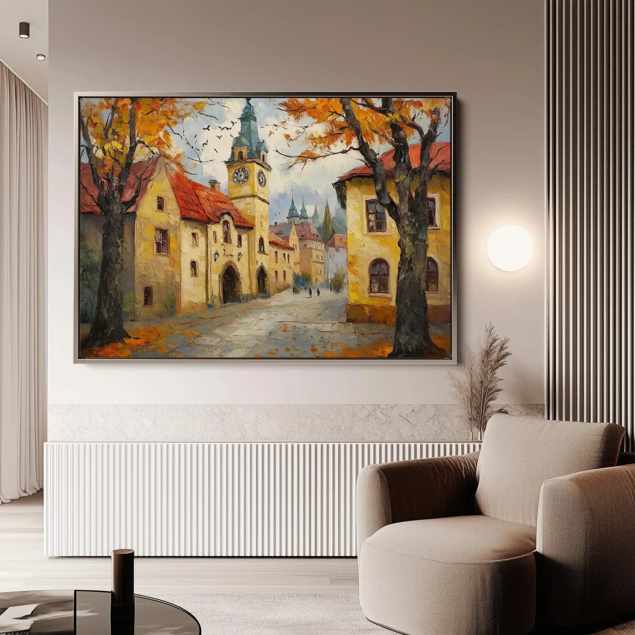 Landscape 381 Canvas Art 90 x 60 cm / Stretched on hidden frame
