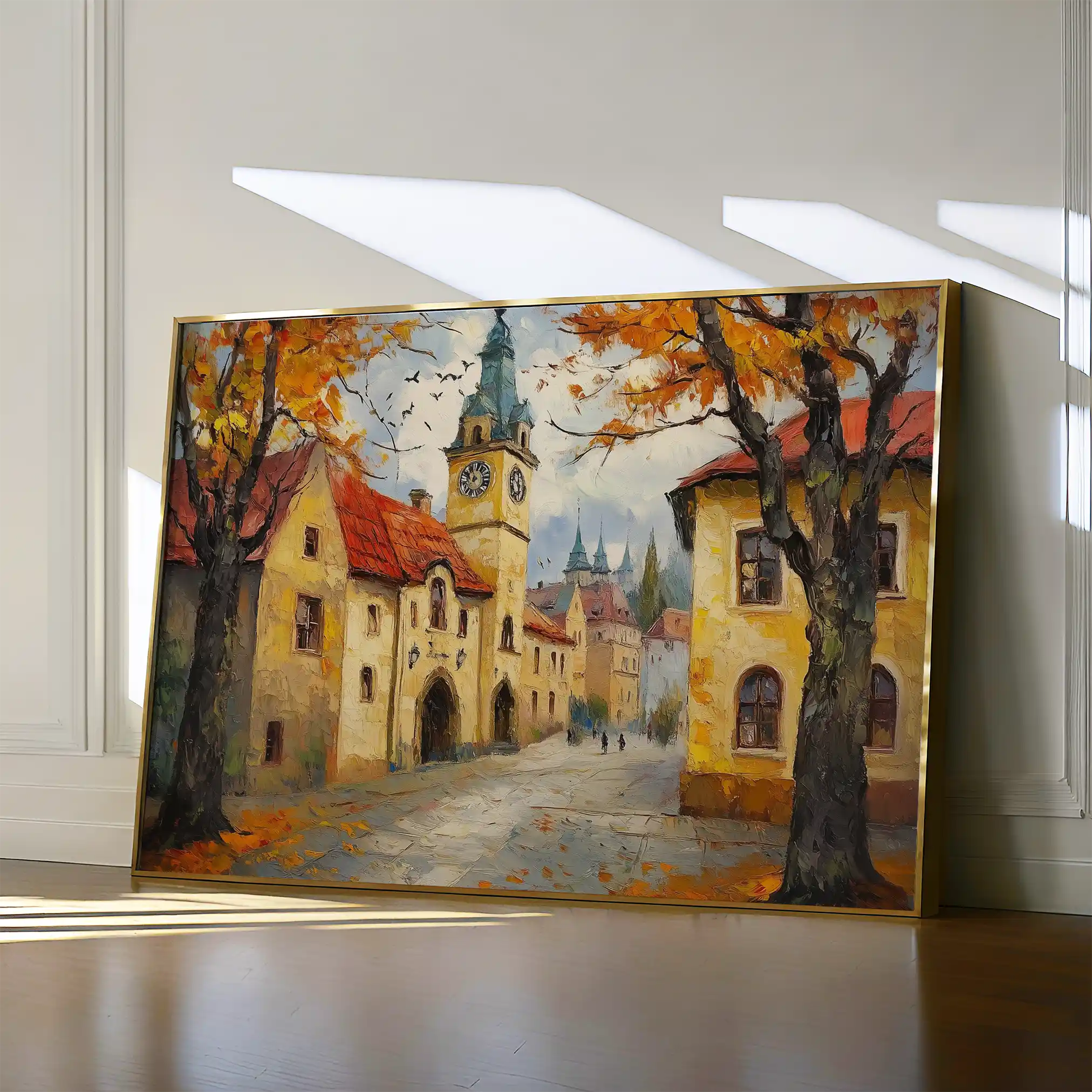 Landscape 381 Canvas Art 90 x 60 cm / Stretched on hidden frame