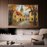Landscape 381 Canvas Art 90 x 60 cm / Stretched on hidden frame