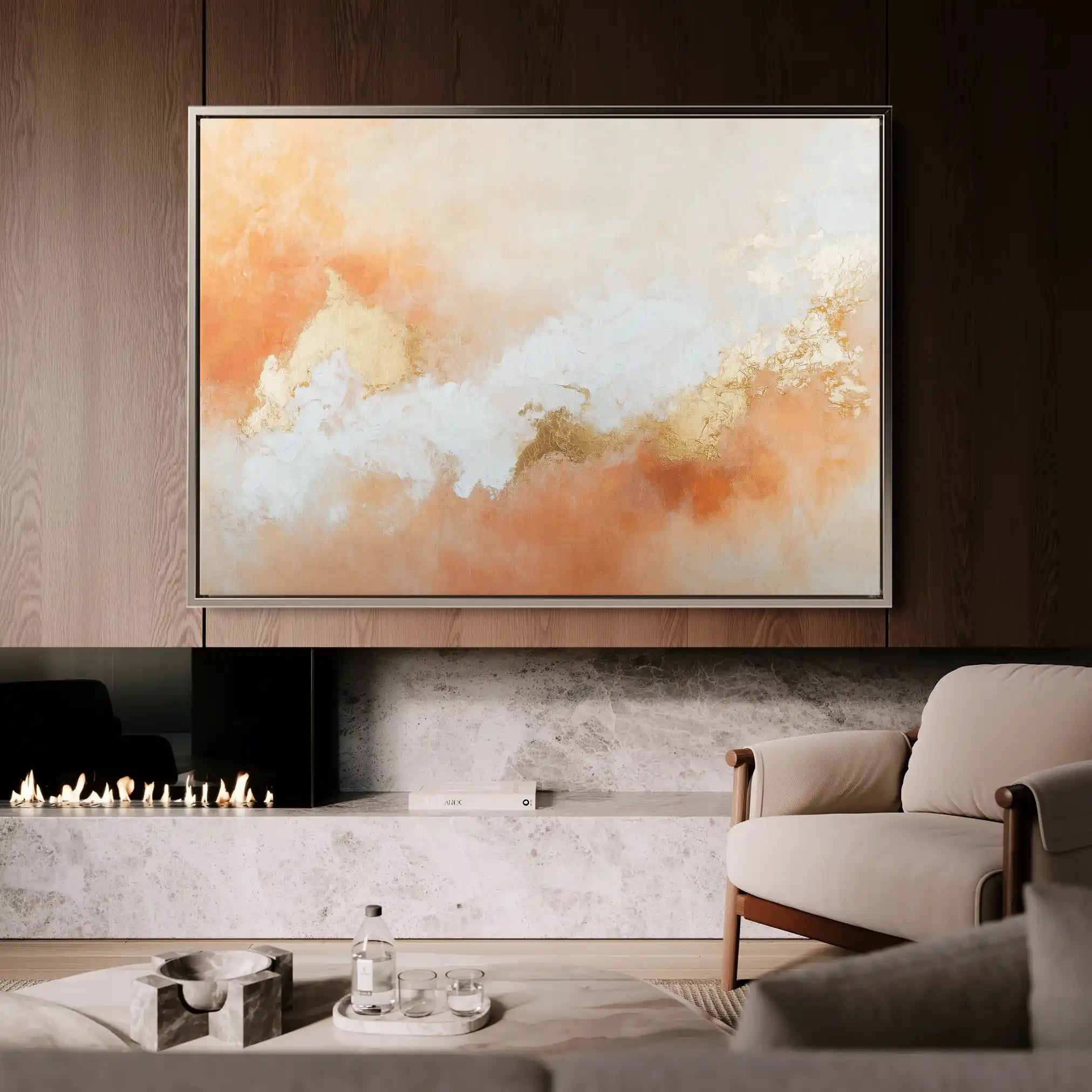 Abstract 382 Canvas Art 60 x 40 cm / Stretched on hidden frame