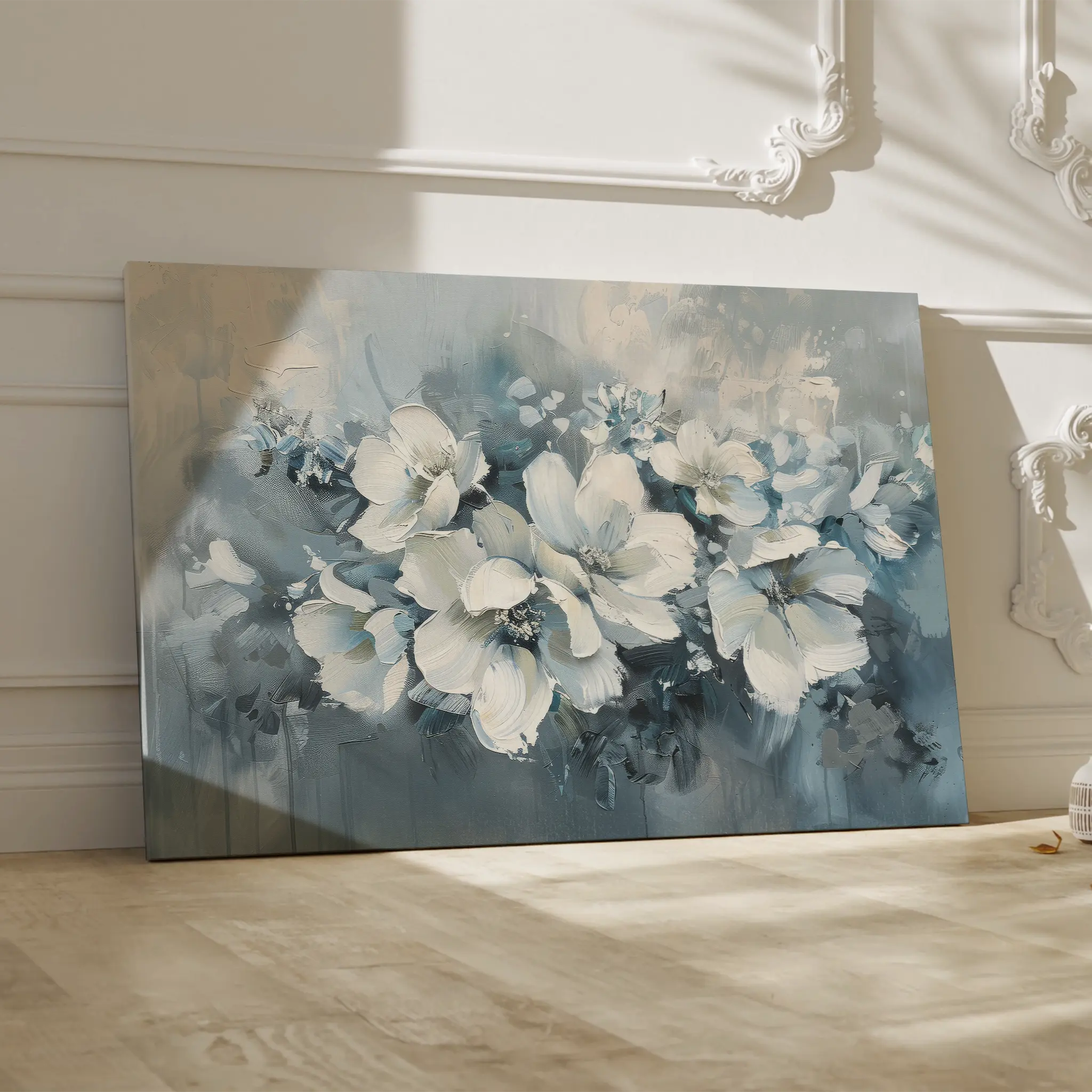 Floral Canvas Wall Art WAD382-F 90 x 60 cm / Stretched on hidden frame