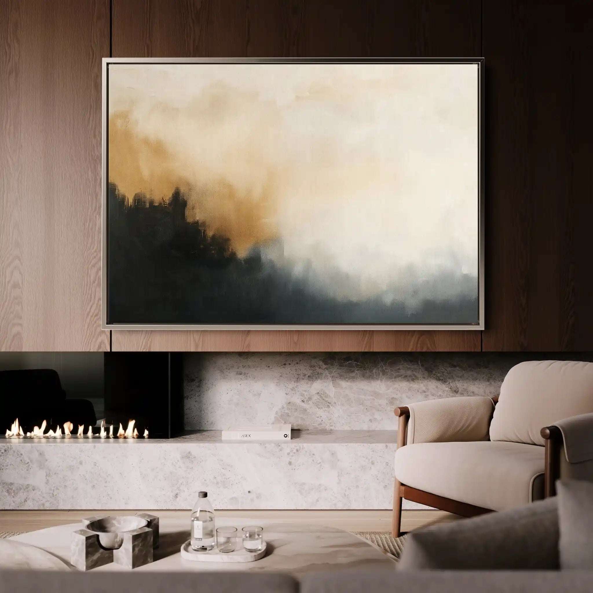 Abstract 383 Canvas Art 60 x 40 cm / Stretched on hidden frame