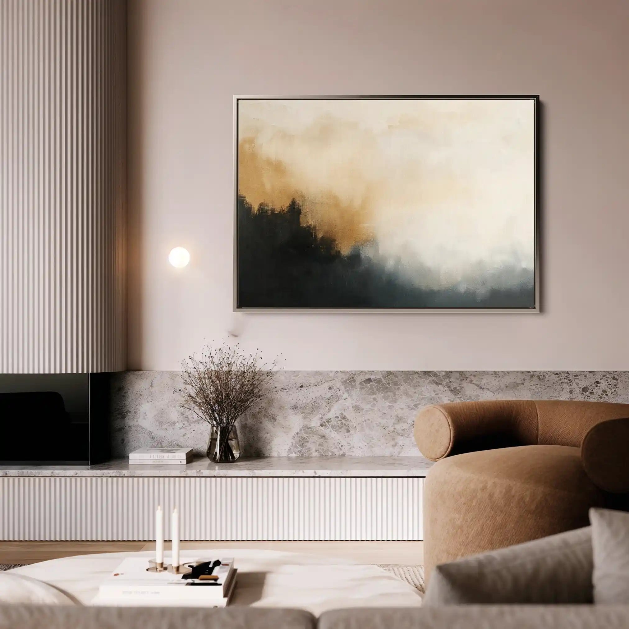 Abstract 383 Canvas Art 60 x 40 cm / Stretched on hidden frame