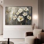 Floral Canvas Wall Art WAD383-F 90 x 60 cm / Stretched on hidden frame