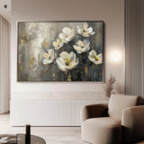 Floral Canvas Wall Art WAD383-F 90 x 60 cm / Stretched on hidden frame