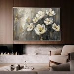 Floral Canvas Wall Art WAD383-F 90 x 60 cm / Stretched on hidden frame