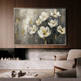 Floral Canvas Wall Art WAD383-F 90 x 60 cm / Stretched on hidden frame