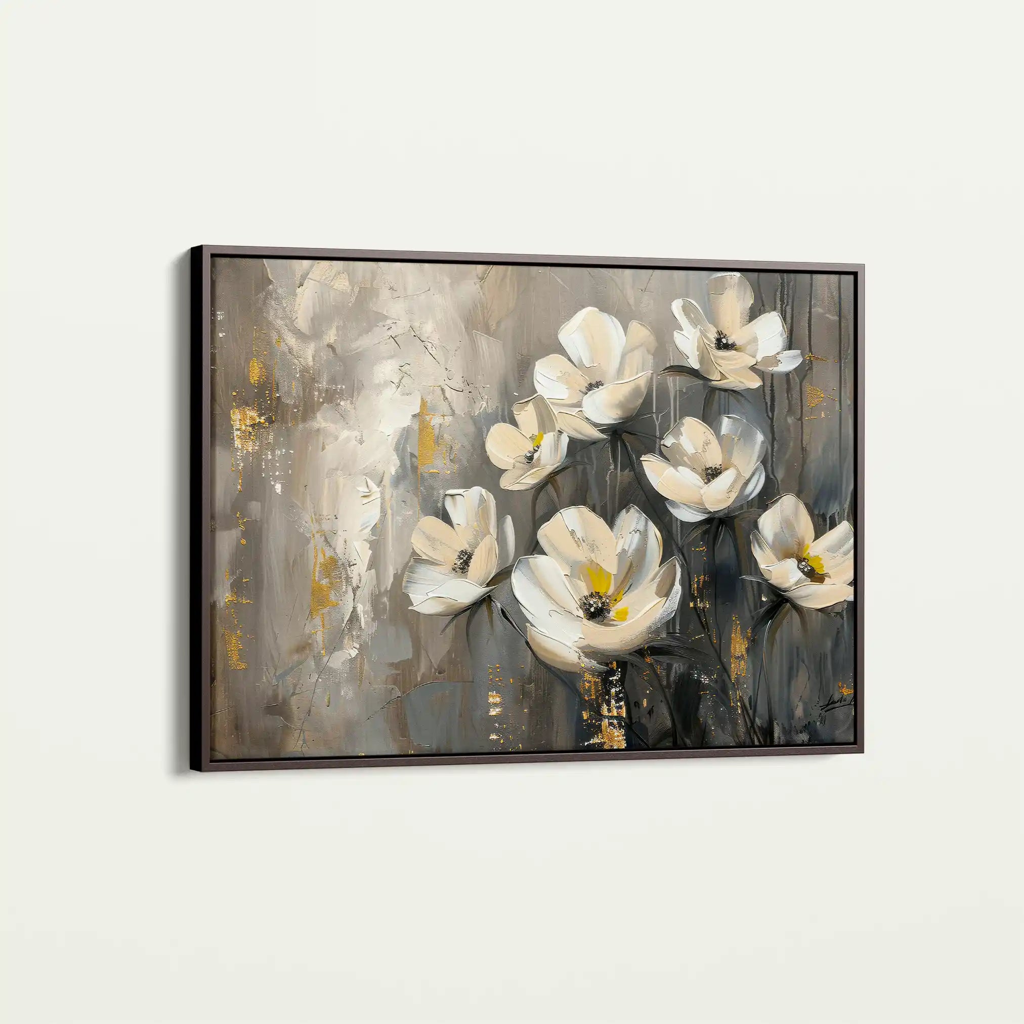Floral Canvas Wall Art WAD383-F 90 x 60 cm / Stretched on hidden frame