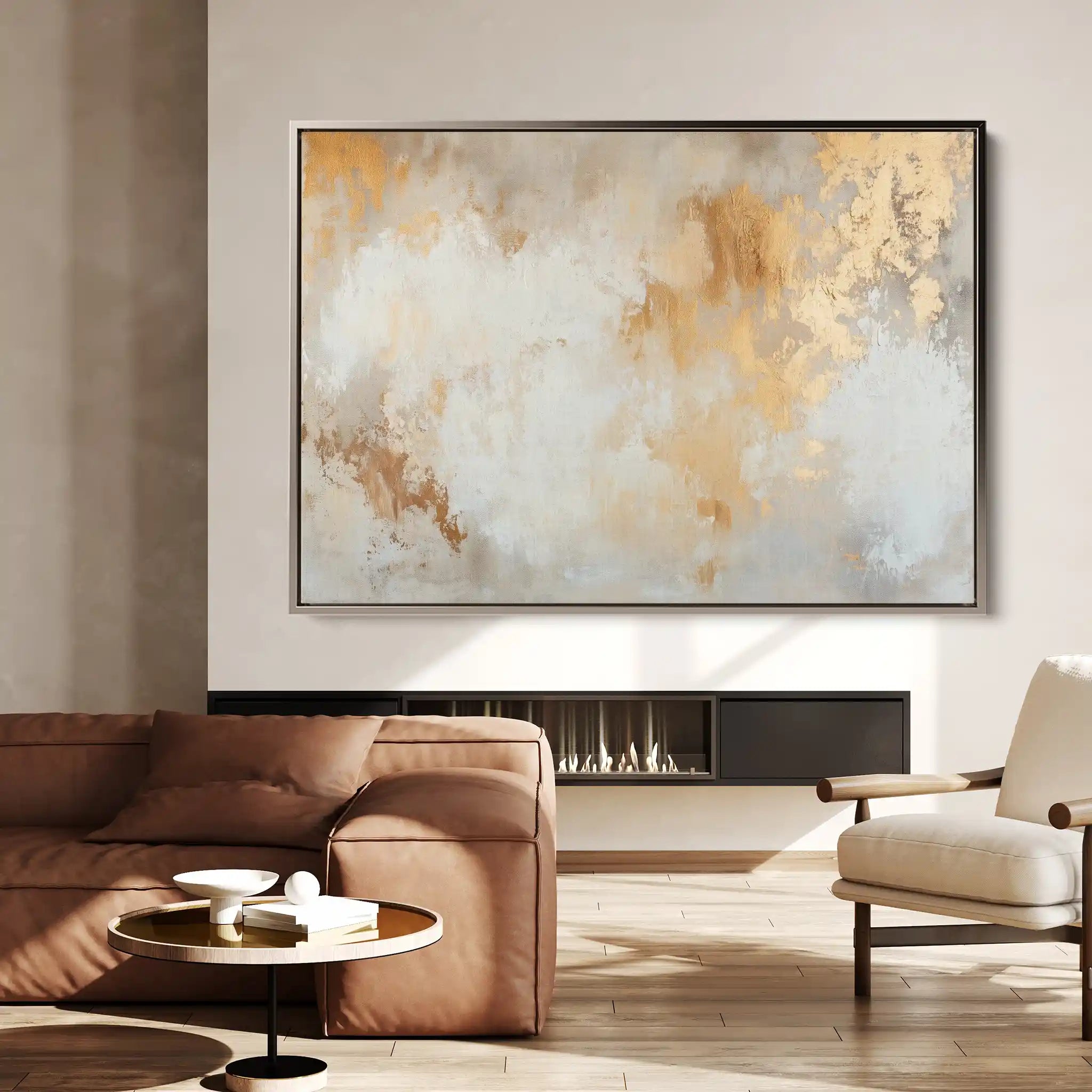 Abstract 384 Canvas Art 60 x 40 cm / Stretched on hidden frame