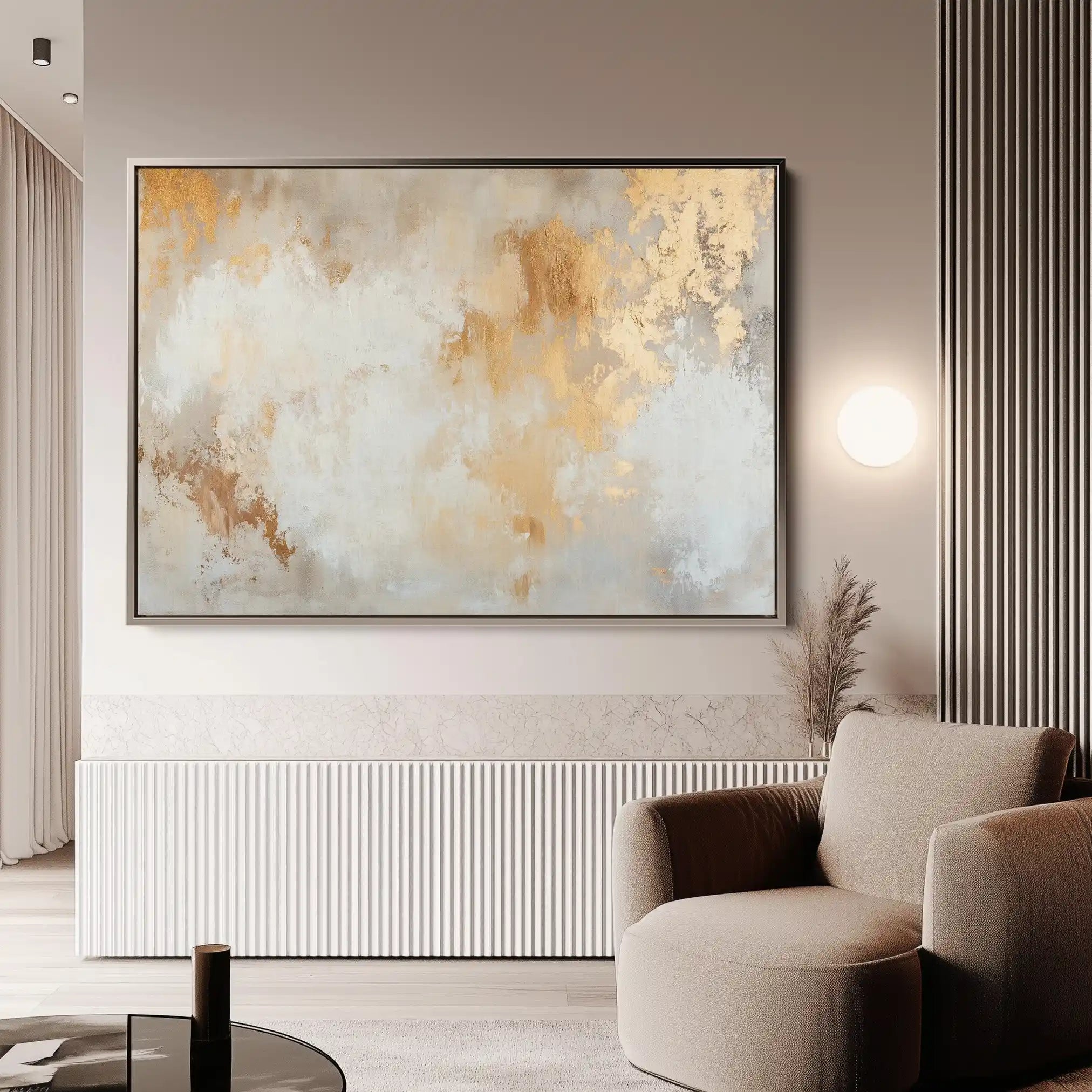 Abstract 384 Canvas Art 60 x 40 cm / Stretched on hidden frame