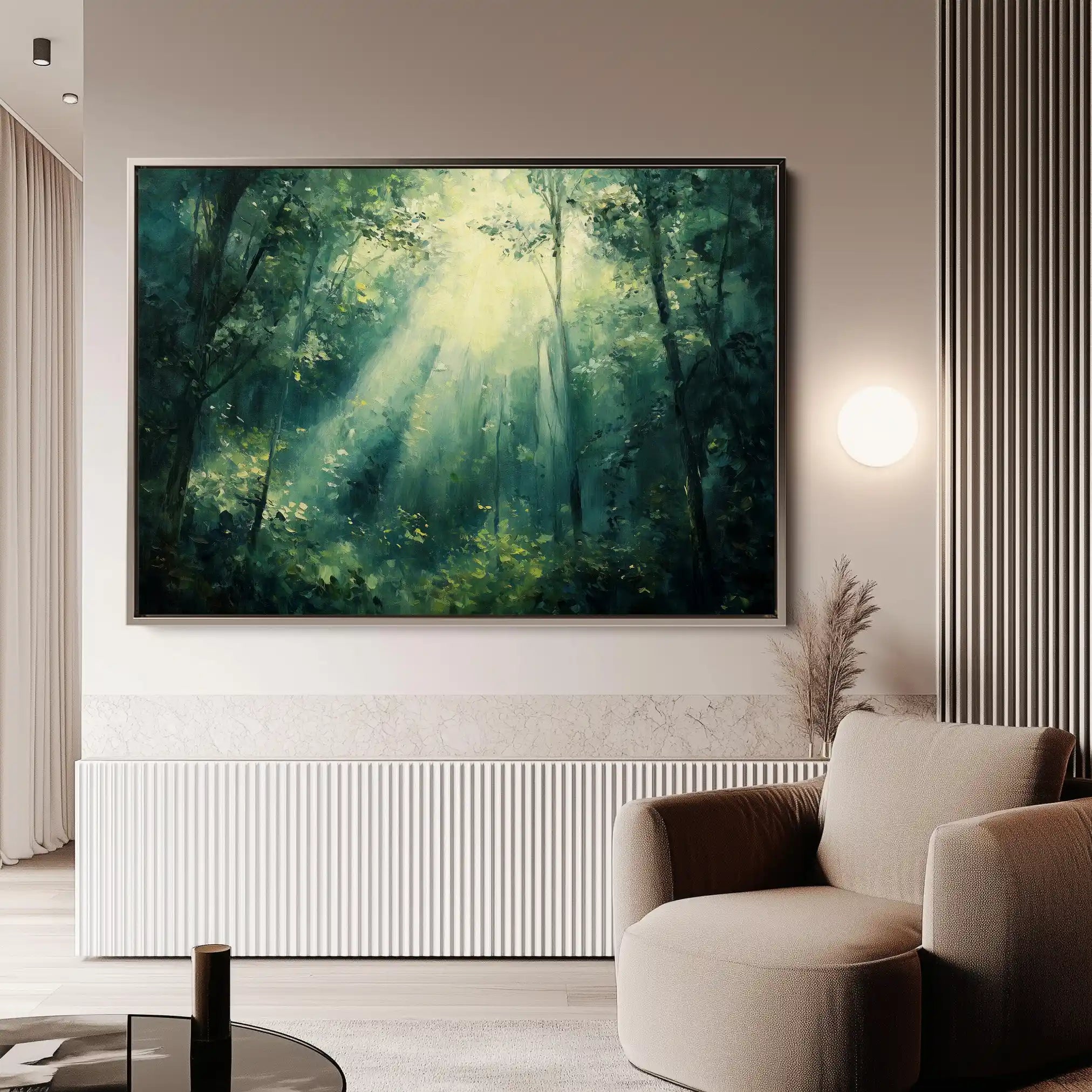 Landscape 384 Canvas Art 90 x 60 cm / Stretched on hidden frame