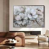 Floral Canvas Wall Art WAD385-F 90 x 60 cm / Stretched on hidden frame