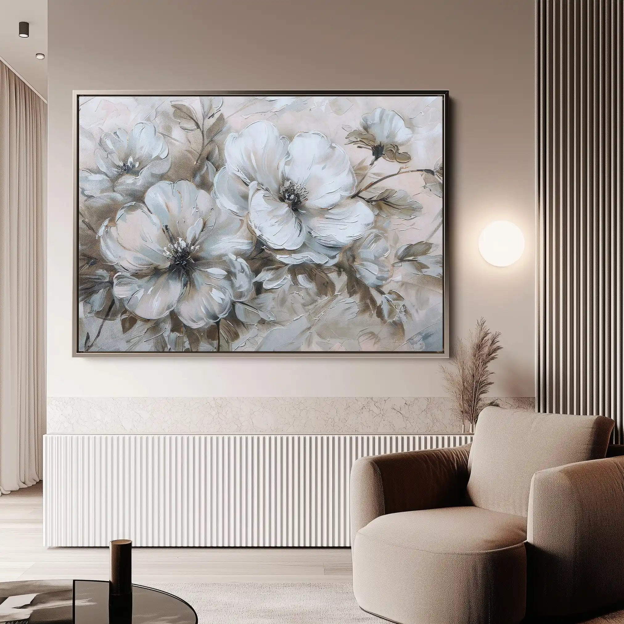 Floral Canvas Wall Art WAD385-F 90 x 60 cm / Stretched on hidden frame