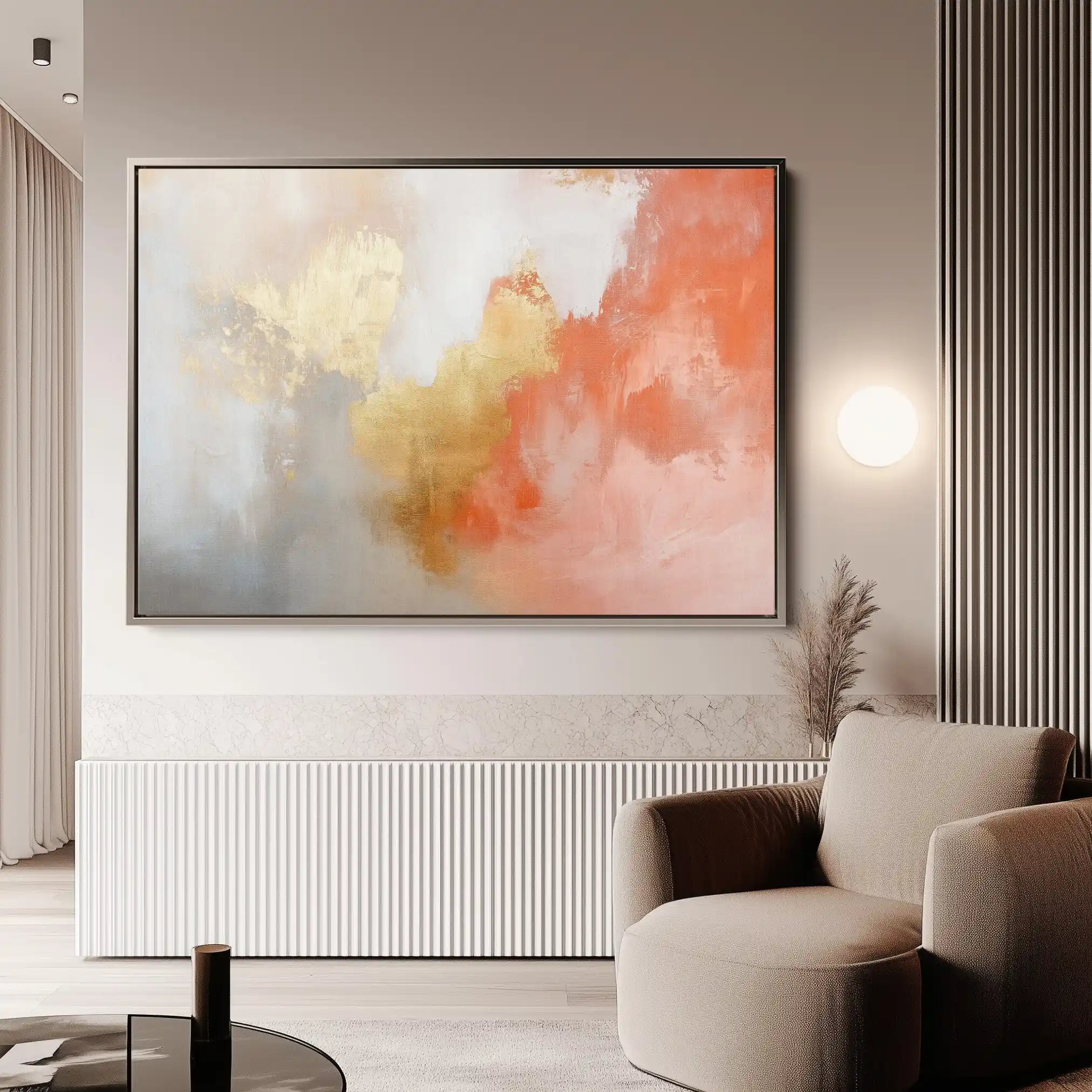 Abstract 386 Canvas Art 60 x 40 cm / Stretched on hidden frame