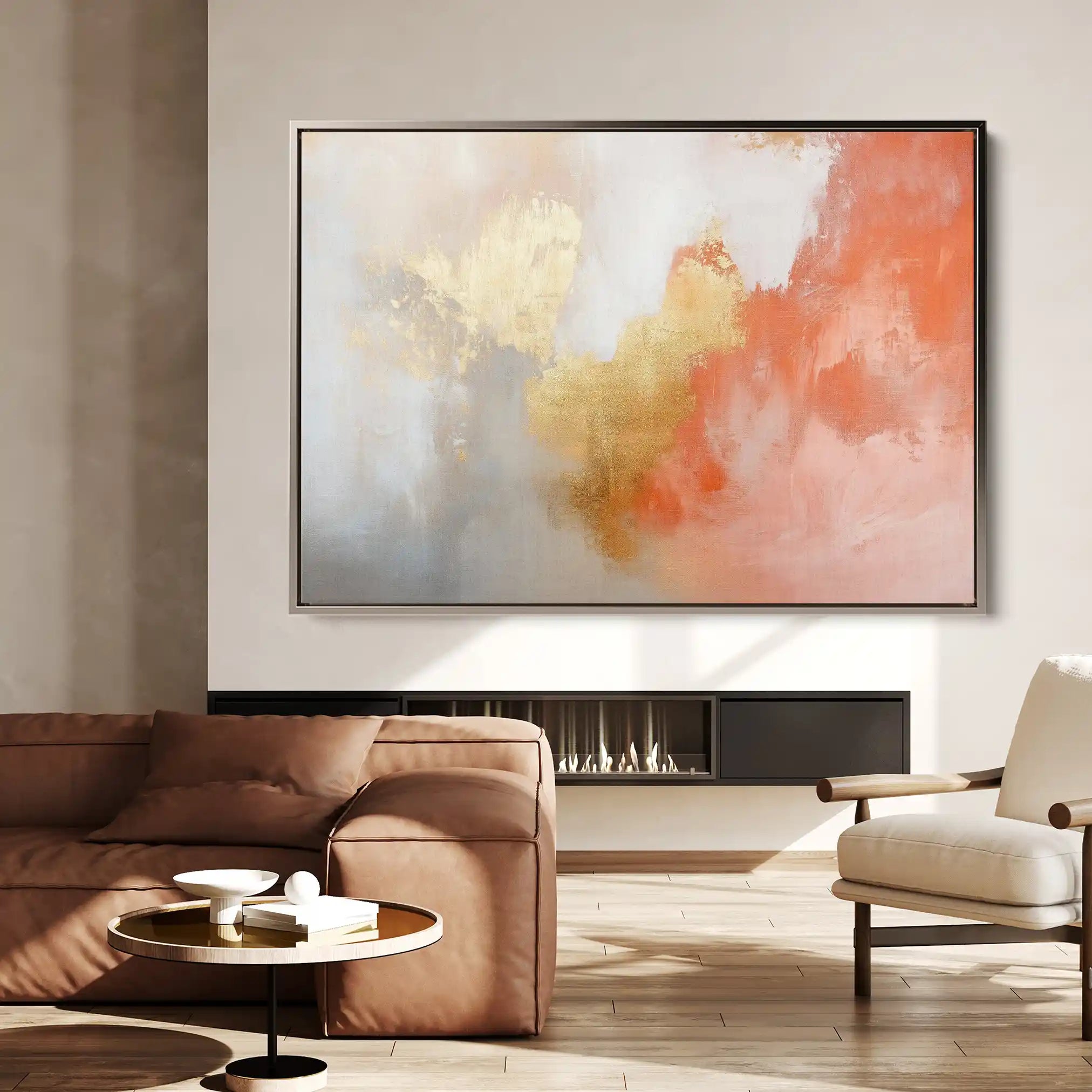 Abstract 386 Canvas Art 60 x 40 cm / Stretched on hidden frame