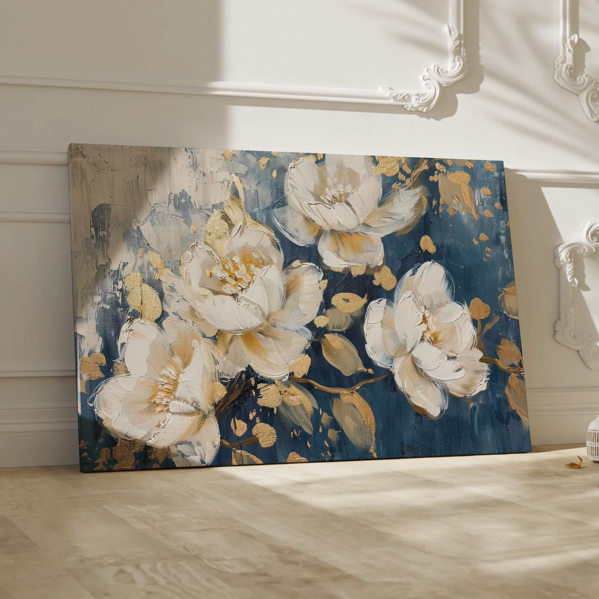 Floral Canvas Wall Art WAD386-F 90 x 60 cm / Stretched on hidden frame