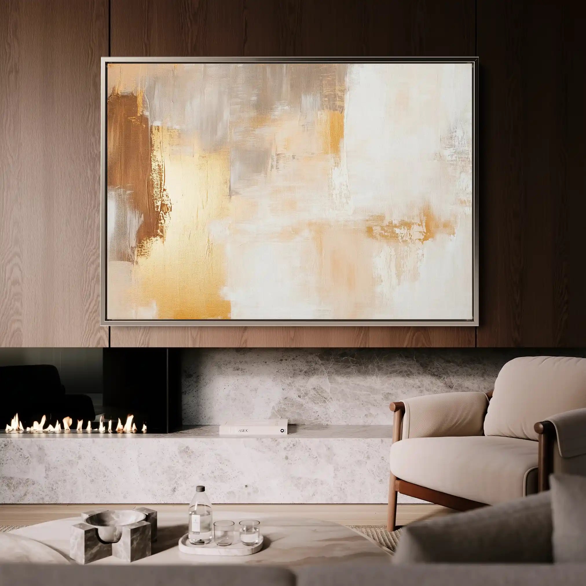 Abstract 387 Canvas Art 60 x 40 cm / Stretched on hidden frame