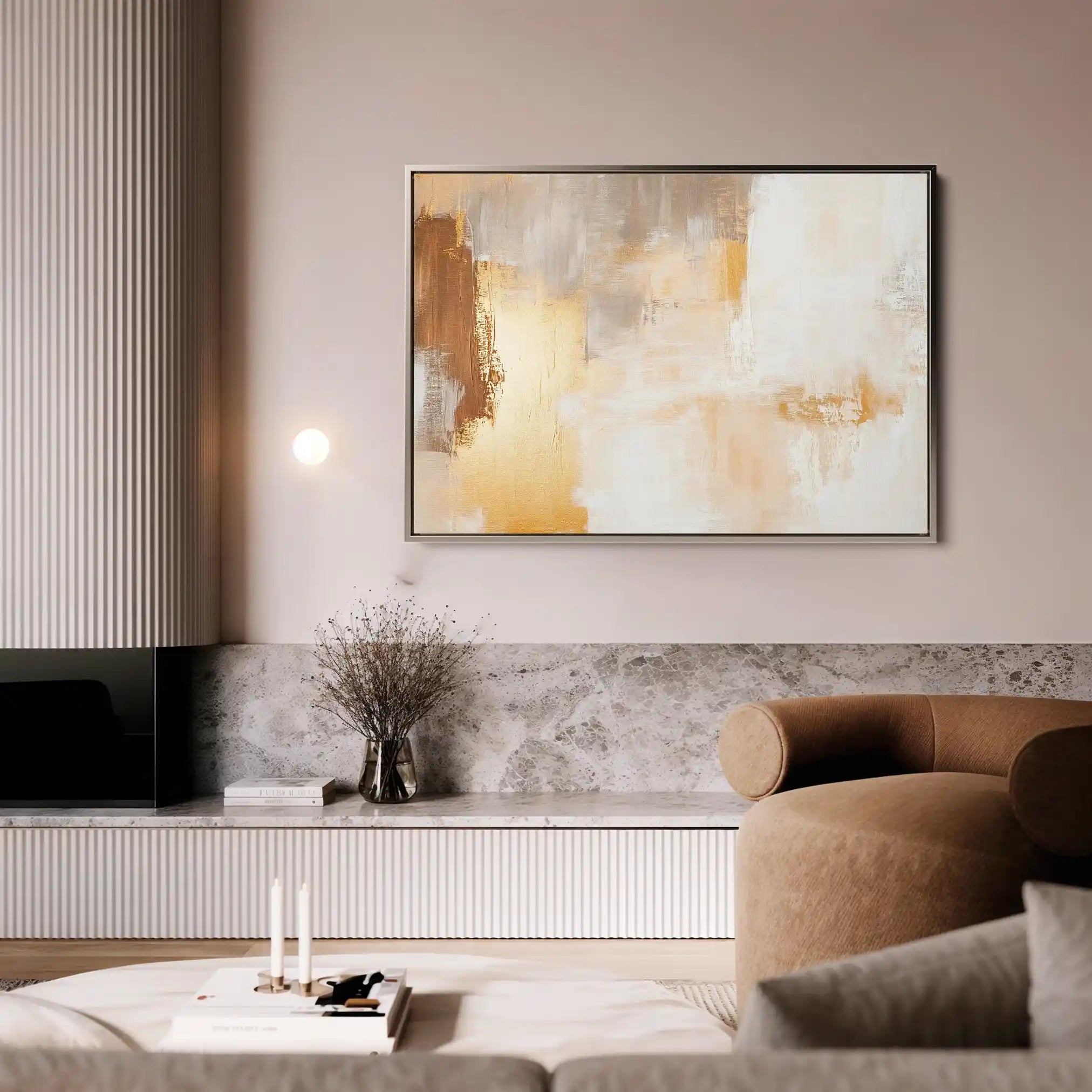 Abstract 387 Canvas Art 60 x 40 cm / Stretched on hidden frame