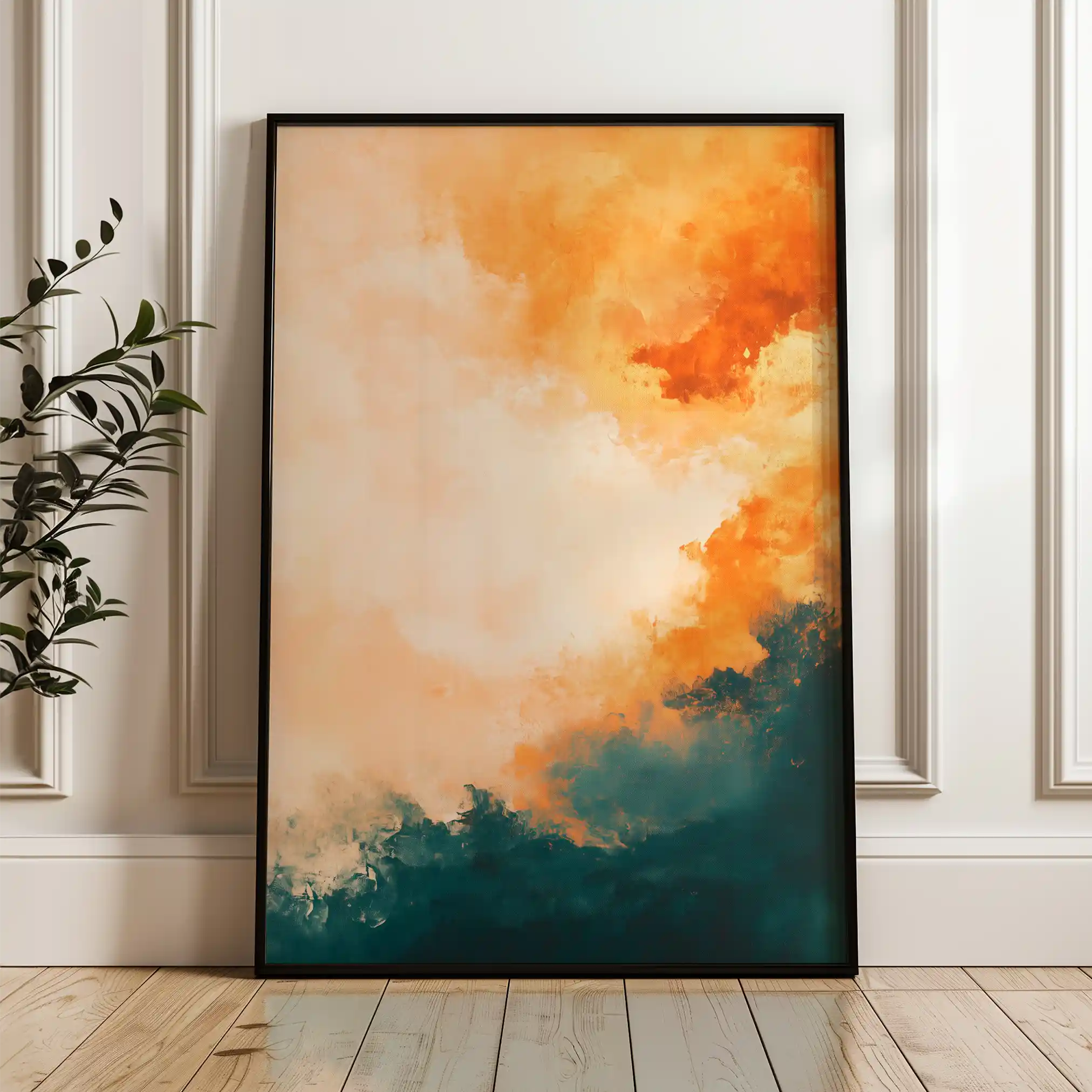 Abstract 388 Canvas Art 60 x 40 cm / Stretched on hidden frame