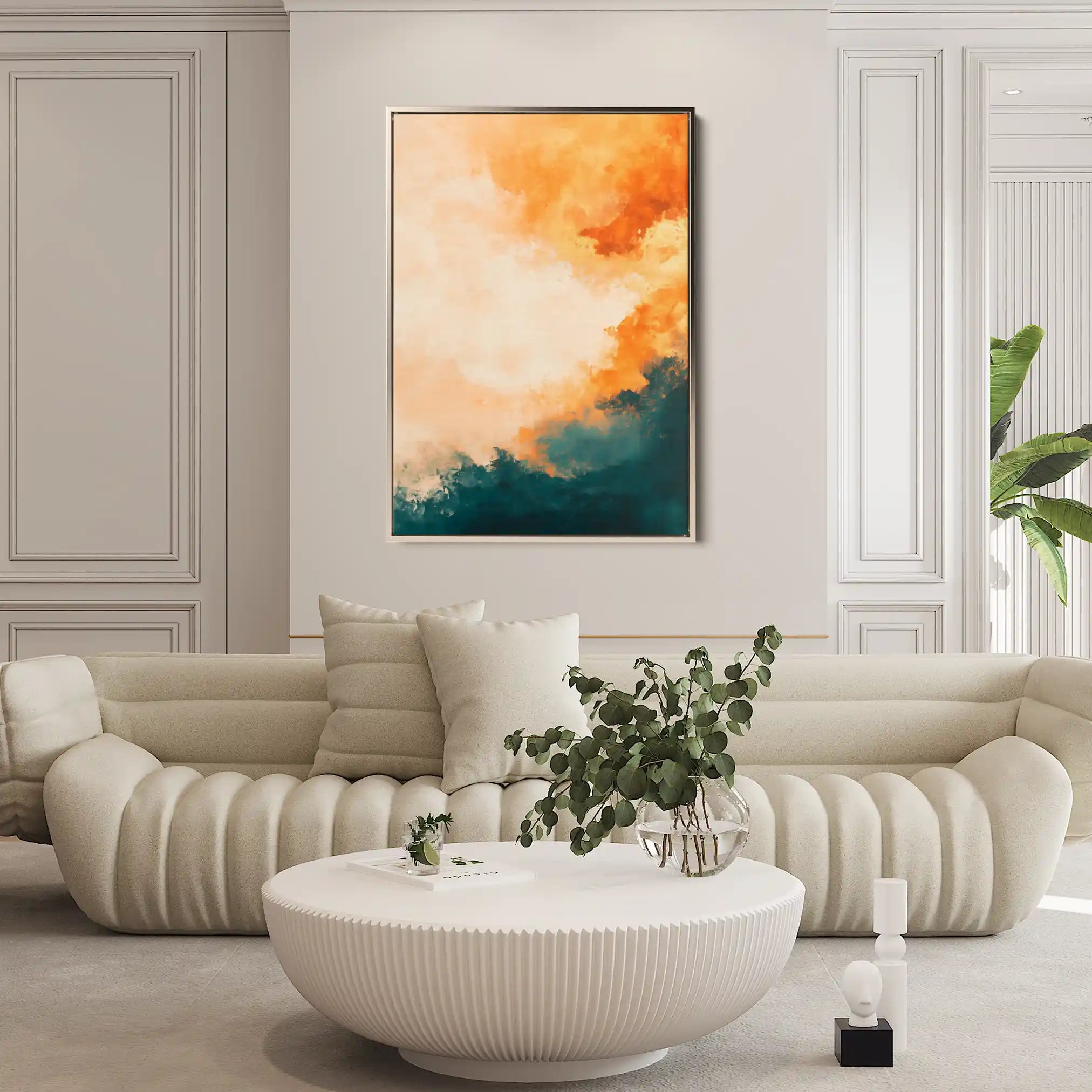 Abstract 388 Canvas Art 60 x 40 cm / Stretched on hidden frame