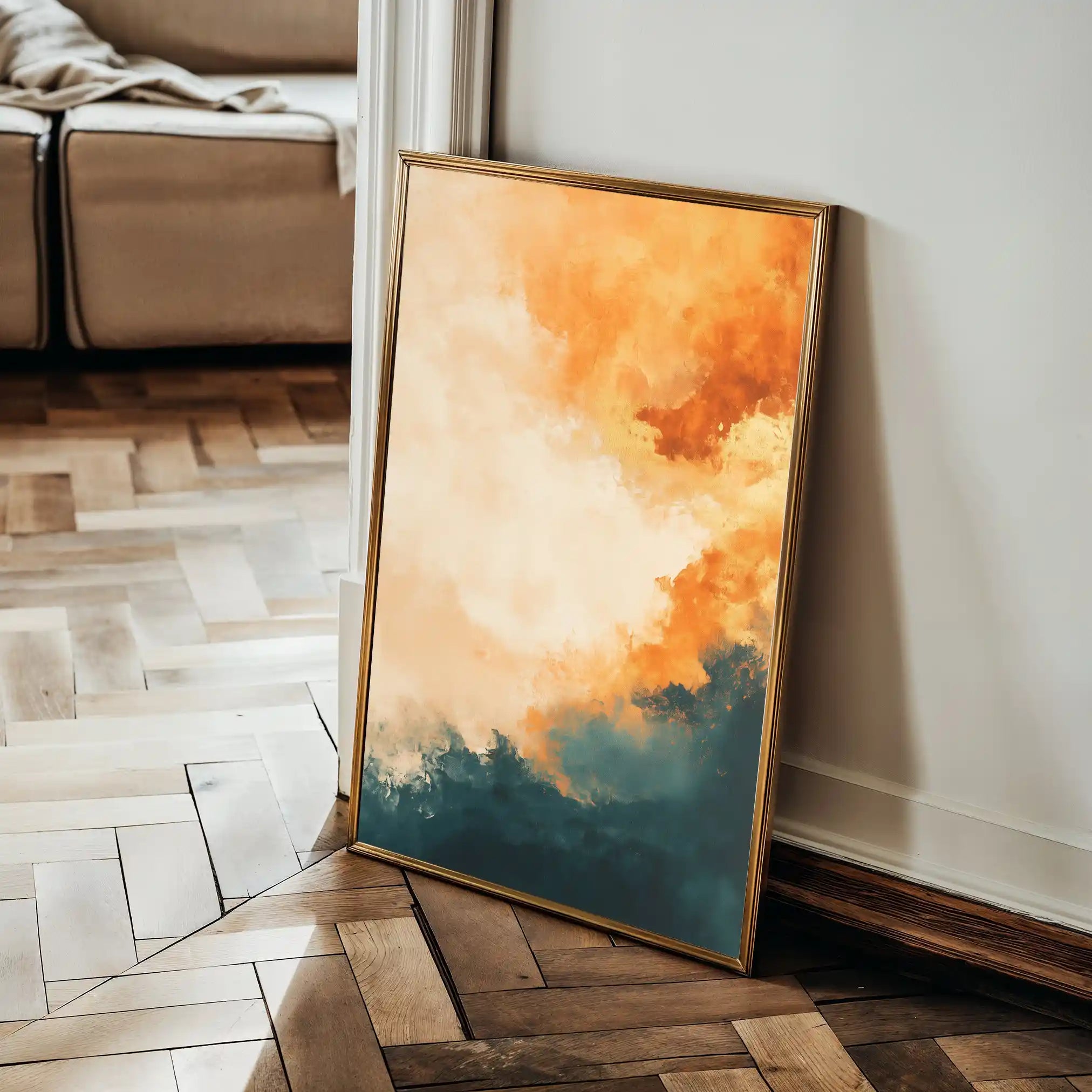 Abstract 388 Canvas Art 60 x 40 cm / Stretched on hidden frame