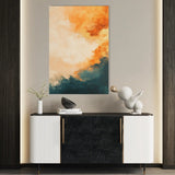 Abstract 388 Canvas Art 60 x 40 cm / Stretched on hidden frame
