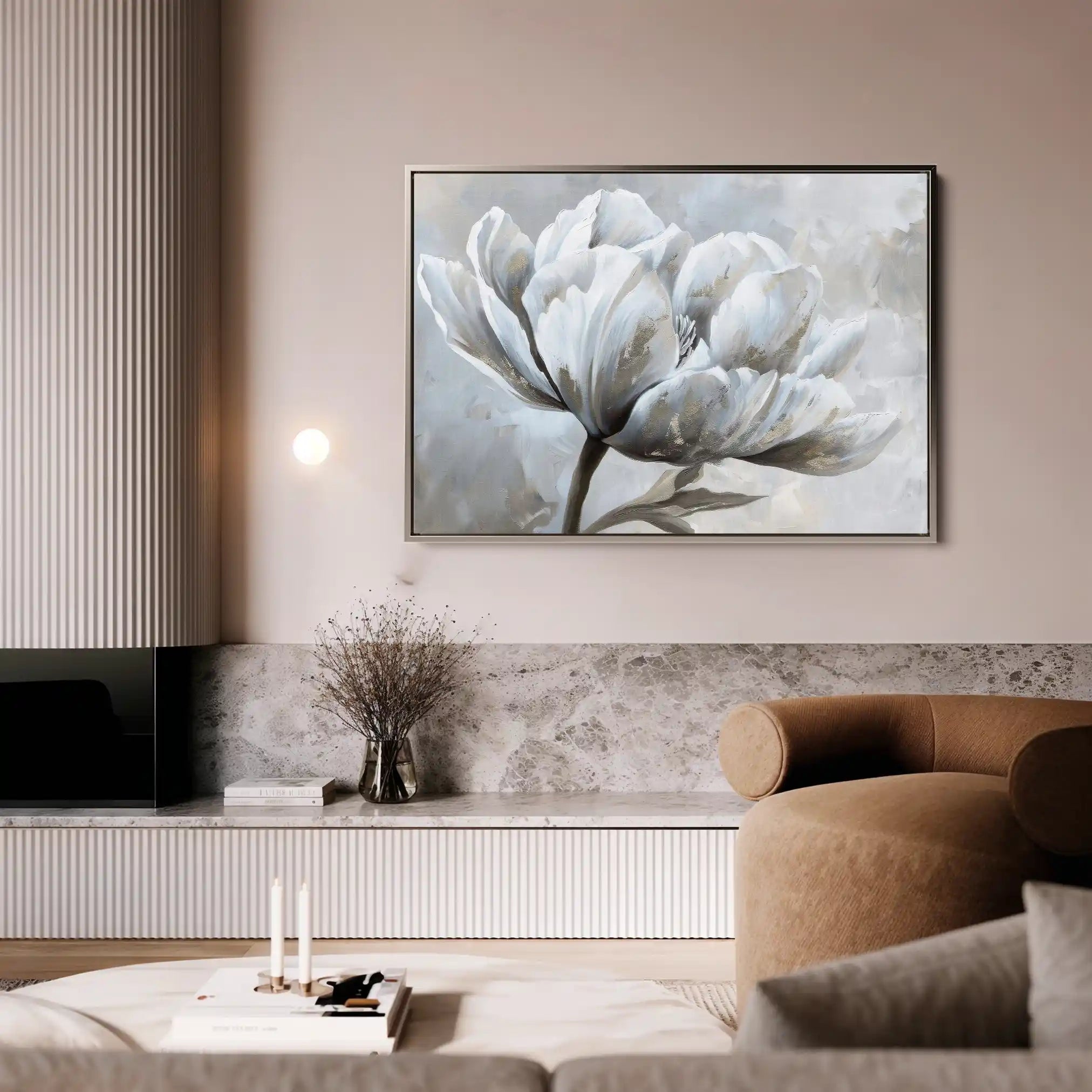 Floral Canvas Wall Art WAD388-F 90 x 60 cm / Stretched on hidden frame