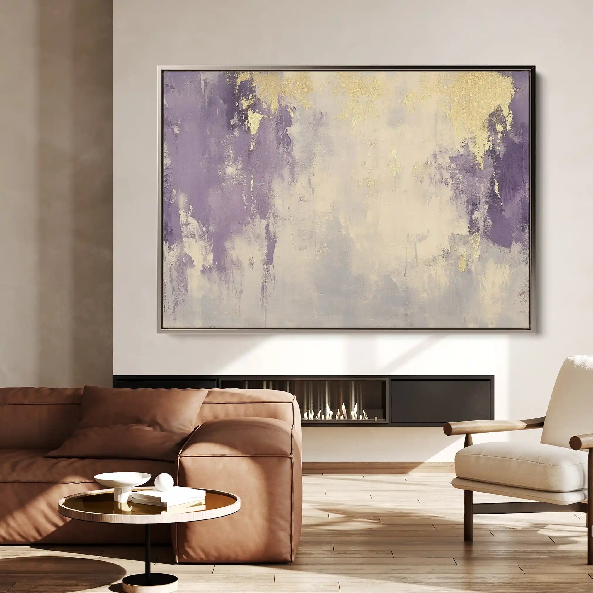 Abstract 390 Canvas Art 60 x 40 cm / Stretched on hidden frame