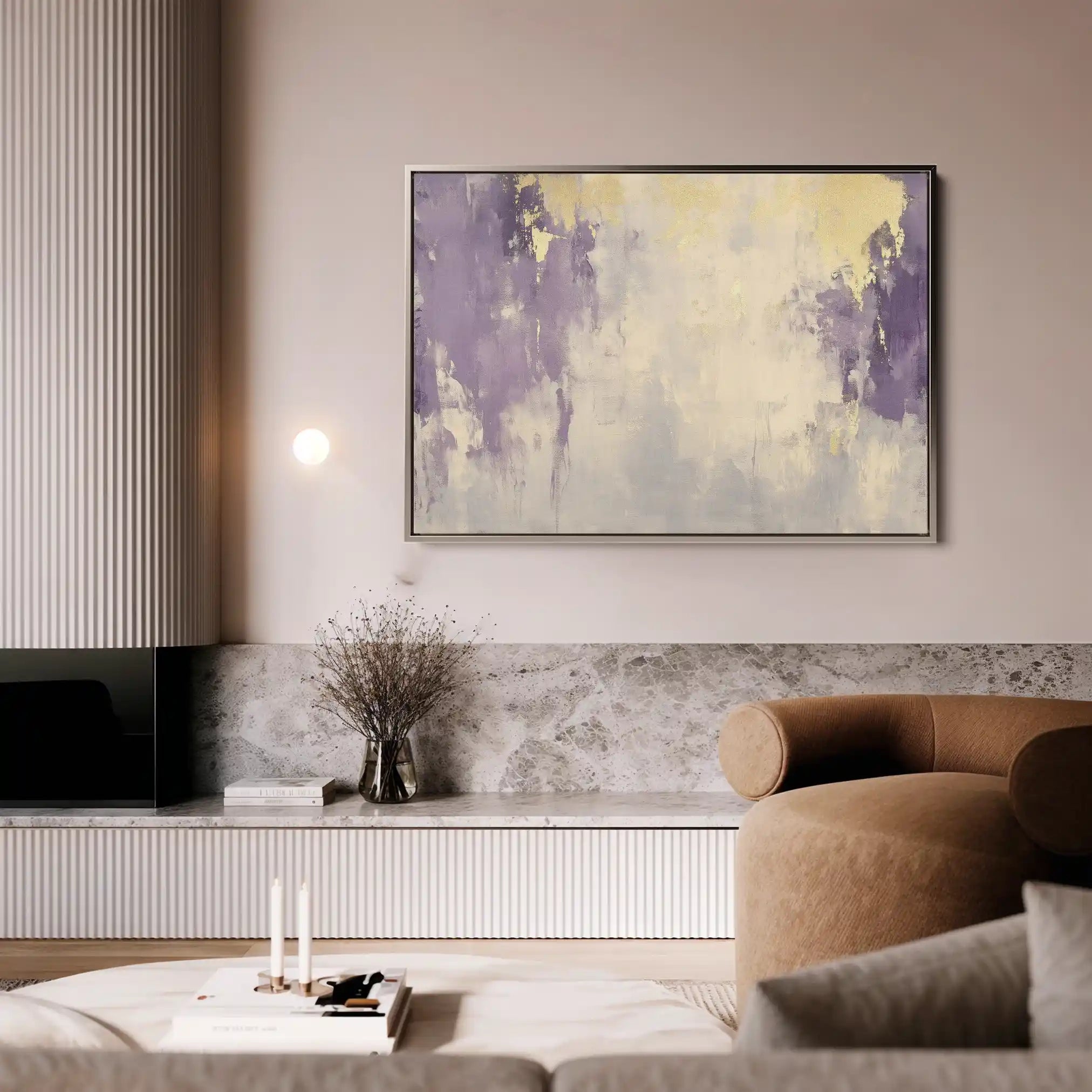 Abstract 390 Canvas Art 60 x 40 cm / Stretched on hidden frame