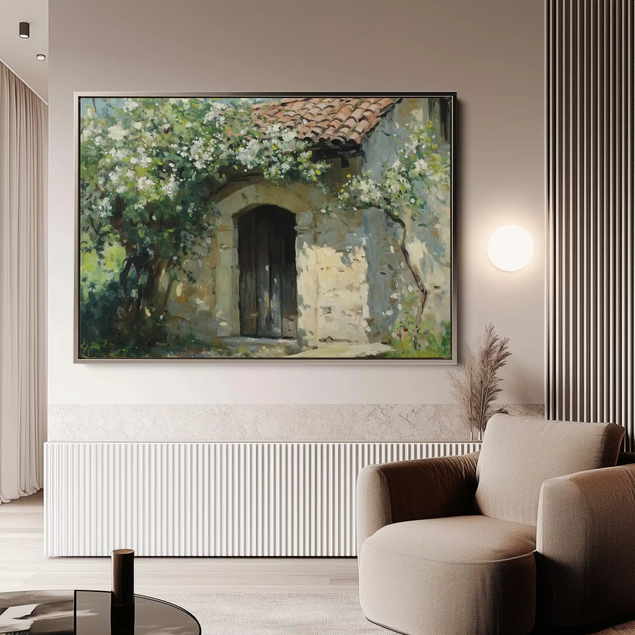 Landscape 390 Canvas Art 90 x 60 cm / Stretched on hidden frame