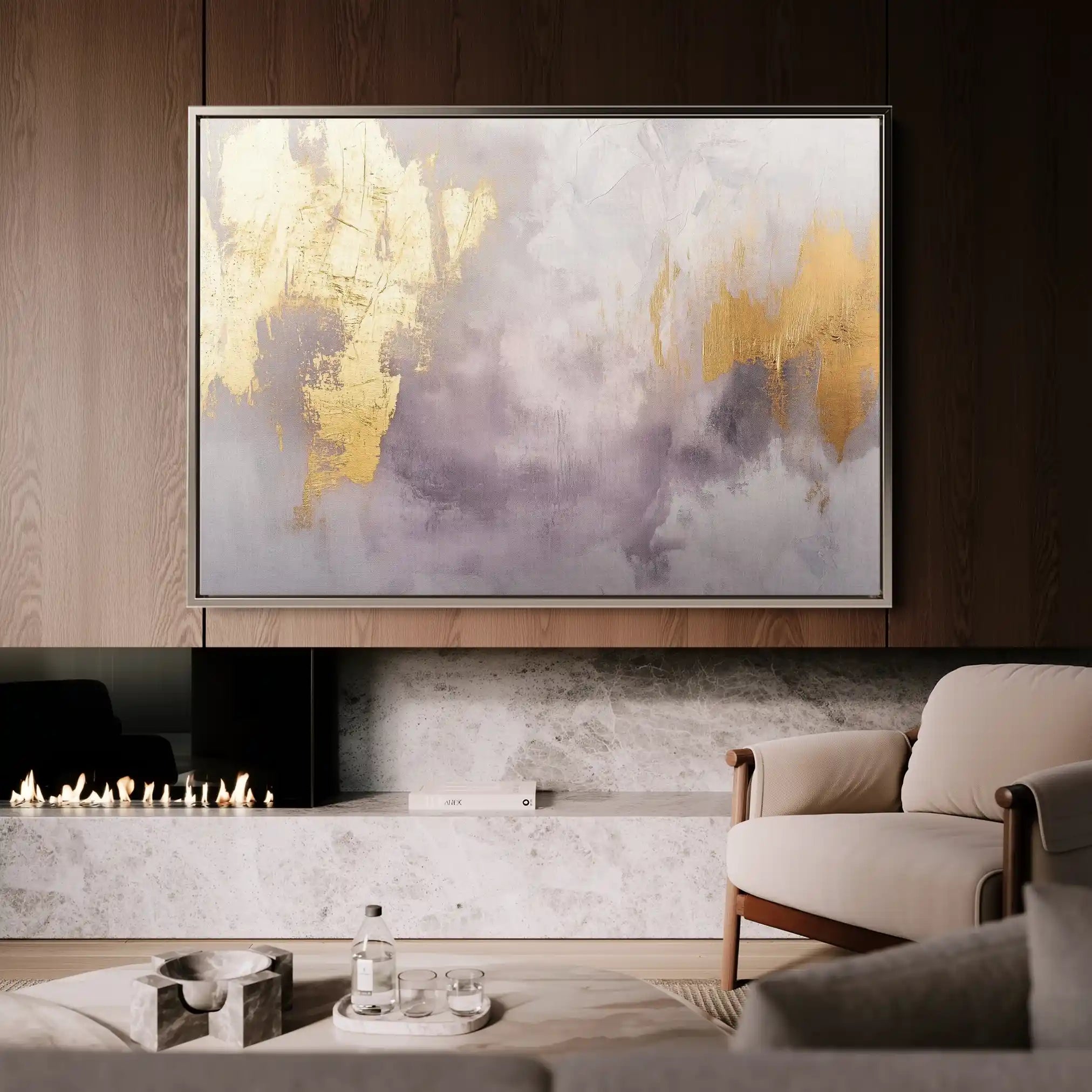 Abstract 391 Canvas Art 60 x 40 cm / Stretched on hidden frame