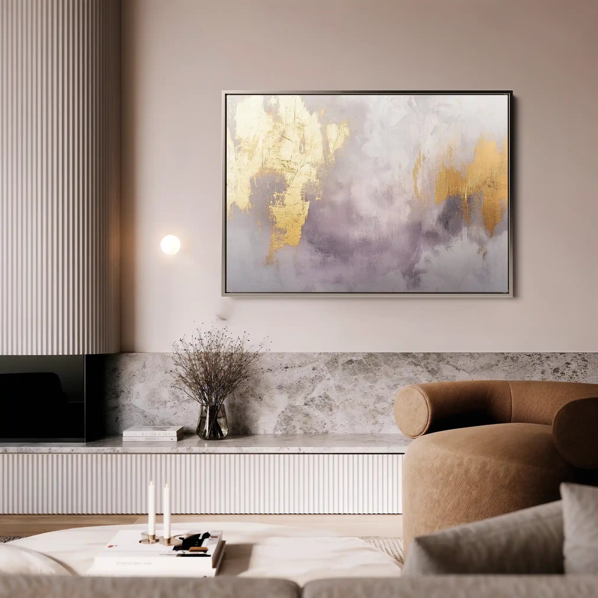 Abstract 391 Canvas Art 60 x 40 cm / Stretched on hidden frame