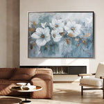 Floral Canvas Wall Art WAD391-F 90 x 60 cm / Stretched on hidden frame