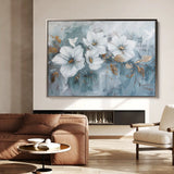 Floral Canvas Wall Art WAD391-F 90 x 60 cm / Stretched on hidden frame