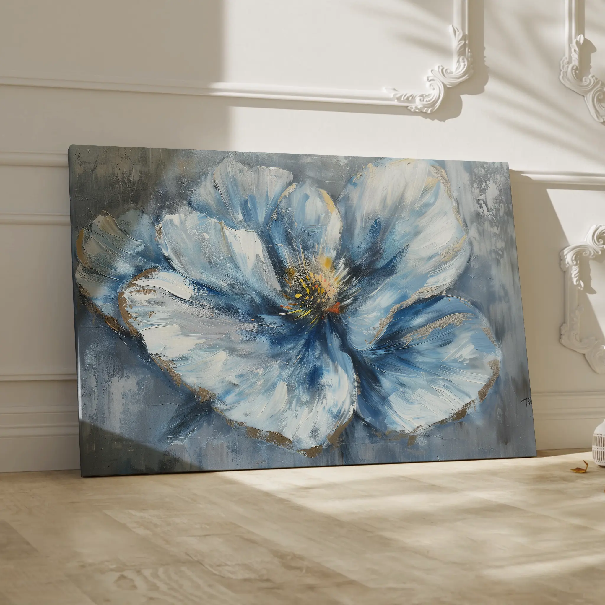 Floral Canvas Wall Art WAD392-F 90 x 60 cm / Stretched on hidden frame