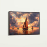 Landscape 393 Canvas Art 90 x 60 cm / Stretched on hidden frame