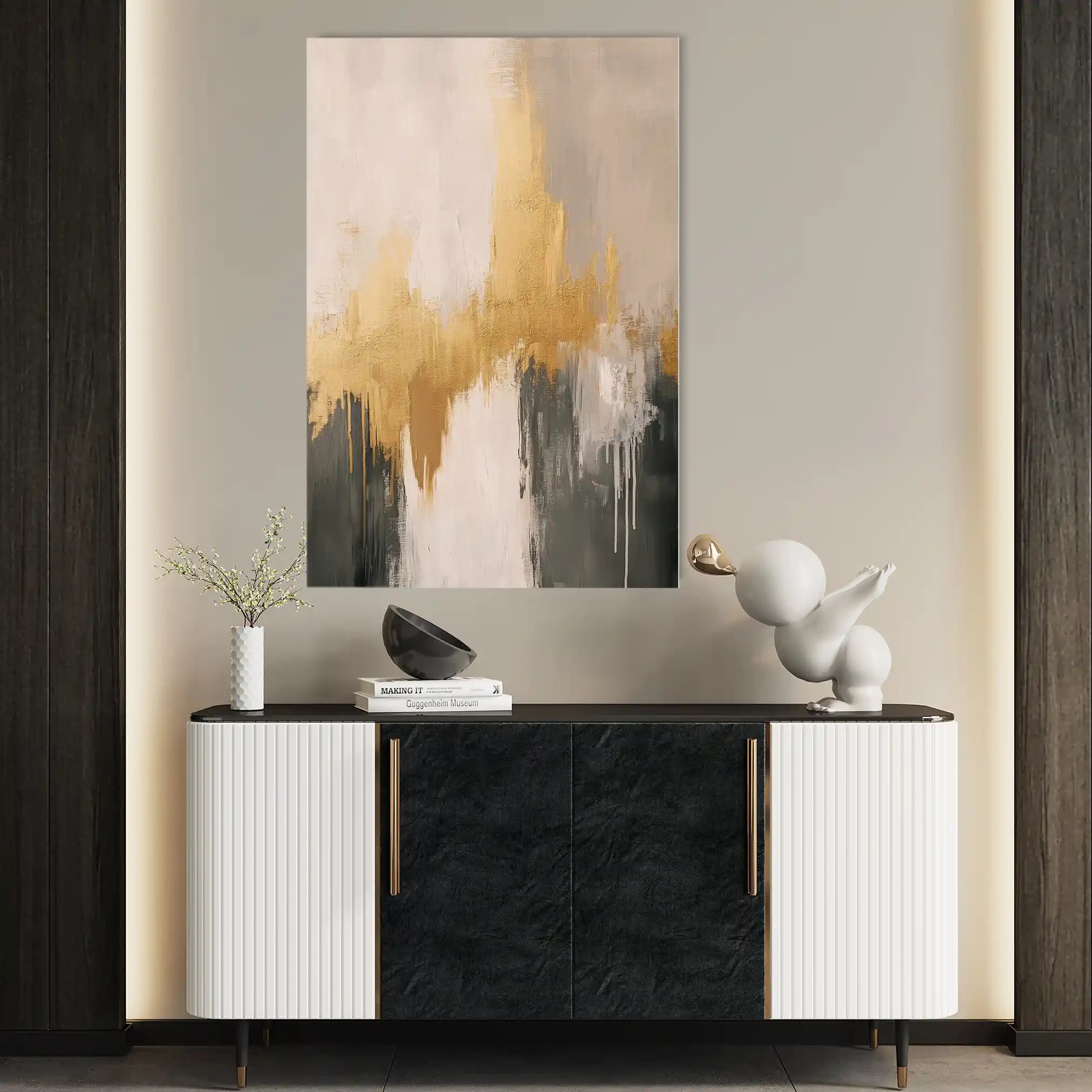 Abstract 394 Canvas Art 60 x 40 cm / Stretched on hidden frame