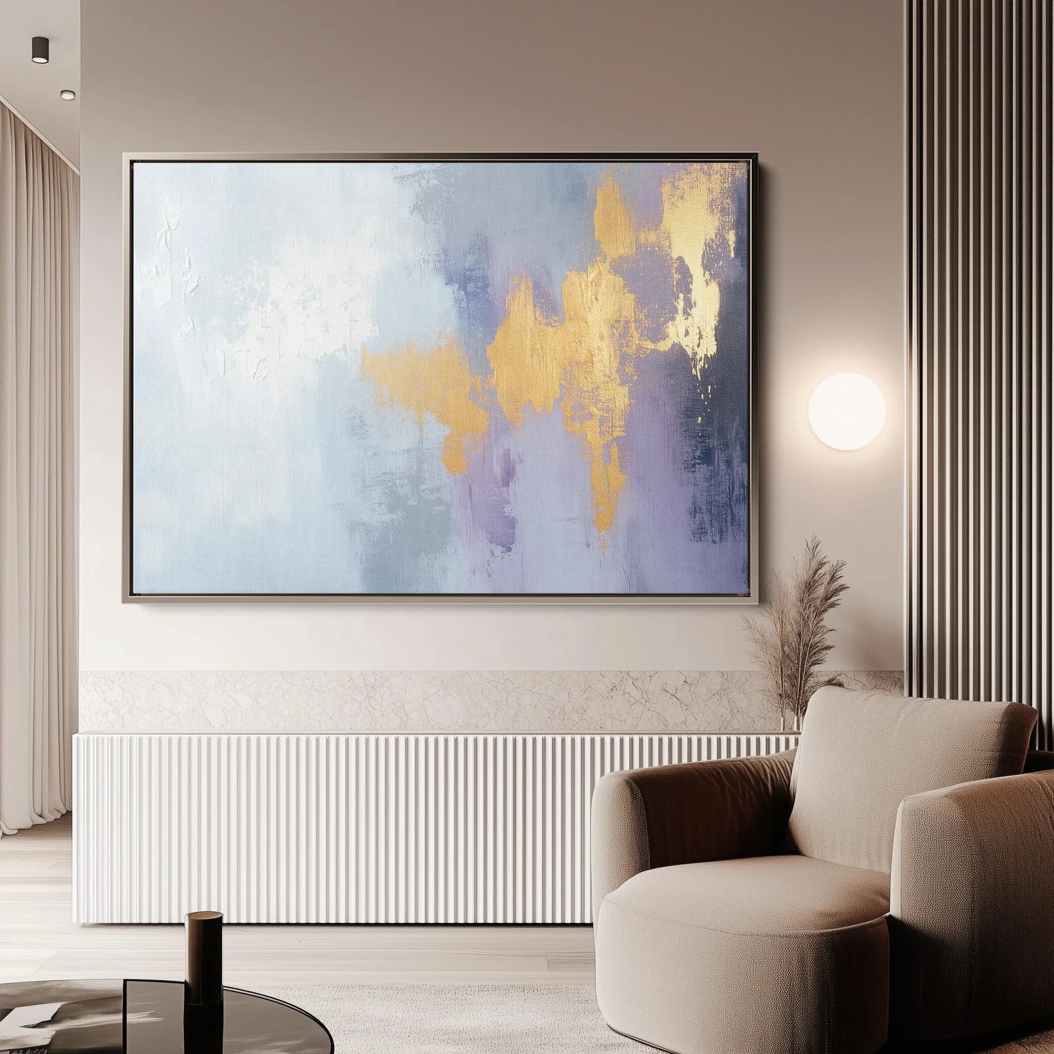 Abstract Canvas Wall Art WAD395-A 90 x 60 cm / Stretched on hidden frame
