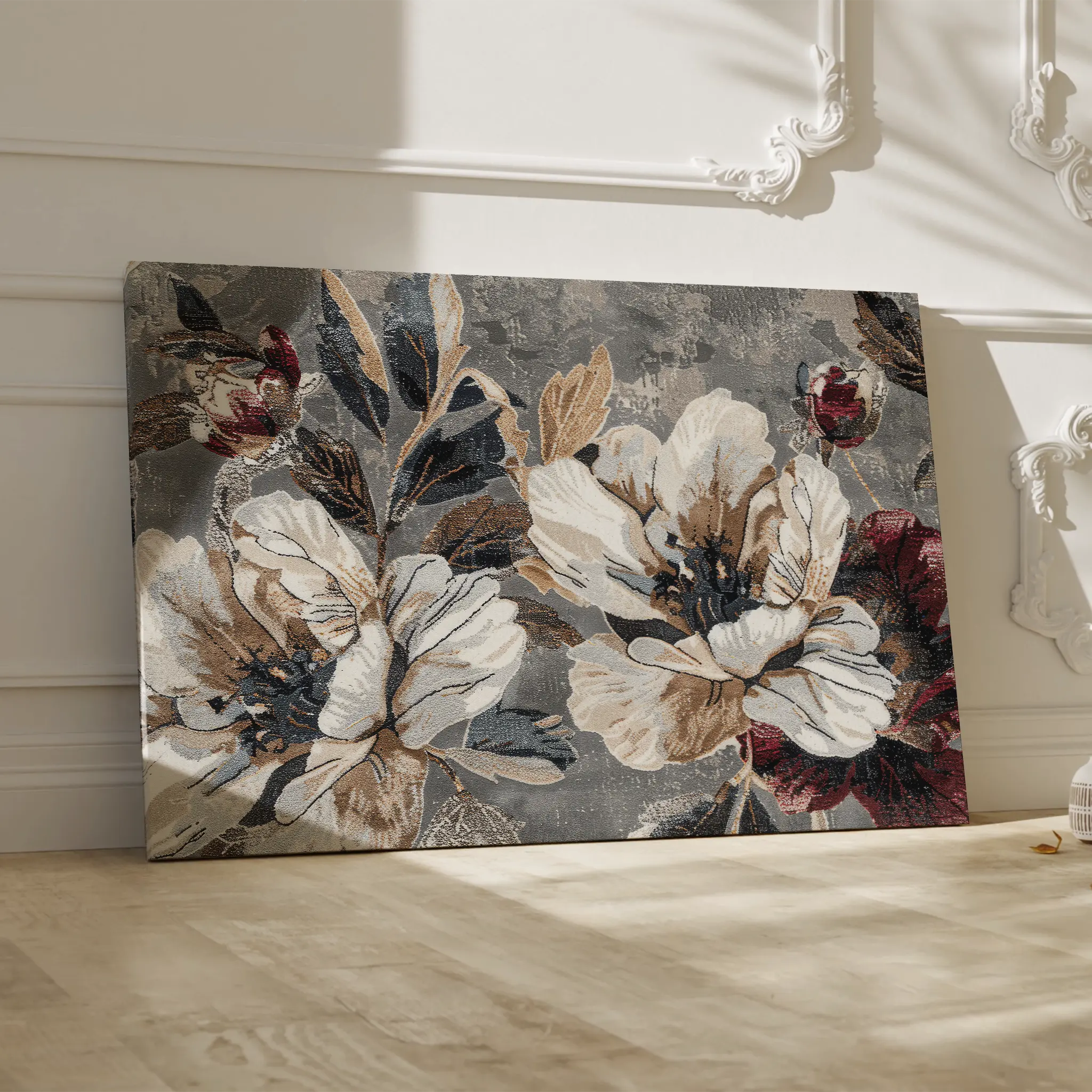 Floral Canvas Wall Art WAD395-F 90 x 60 cm / Stretched on hidden frame