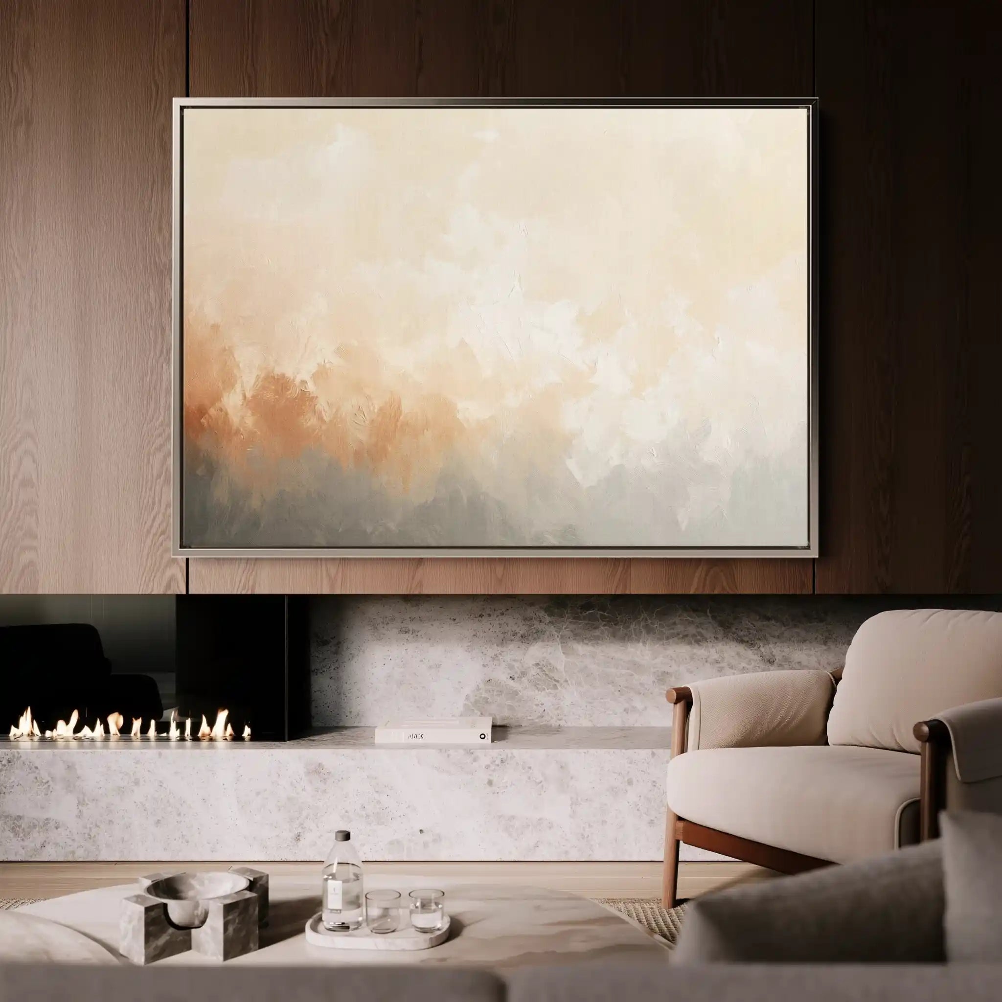 Abstract 396 Canvas Art 60 x 40 cm / Stretched on hidden frame
