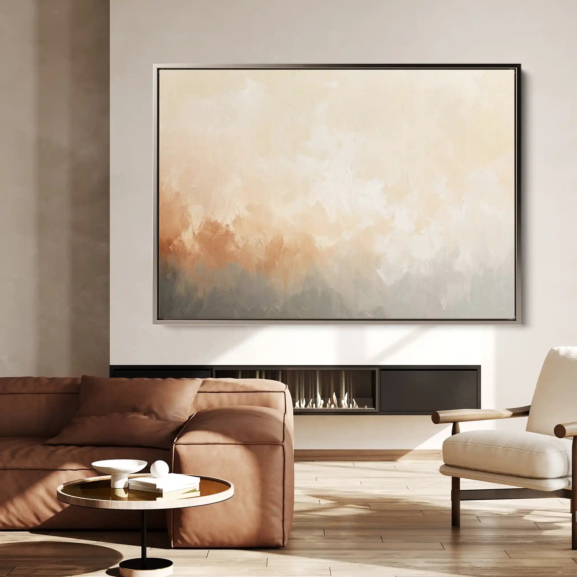 Abstract 396 Canvas Art 60 x 40 cm / Stretched on hidden frame