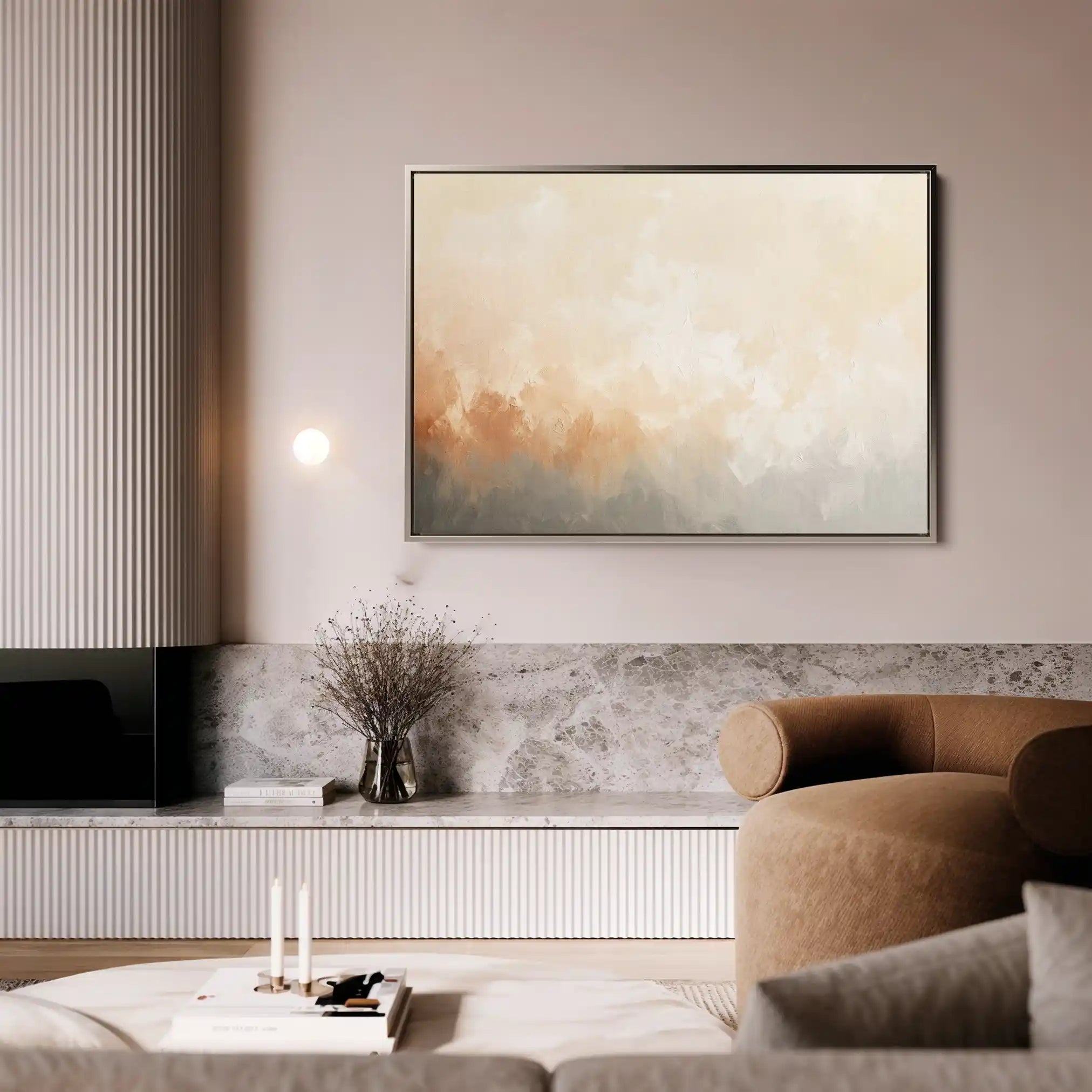 Abstract 396 Canvas Art 60 x 40 cm / Stretched on hidden frame