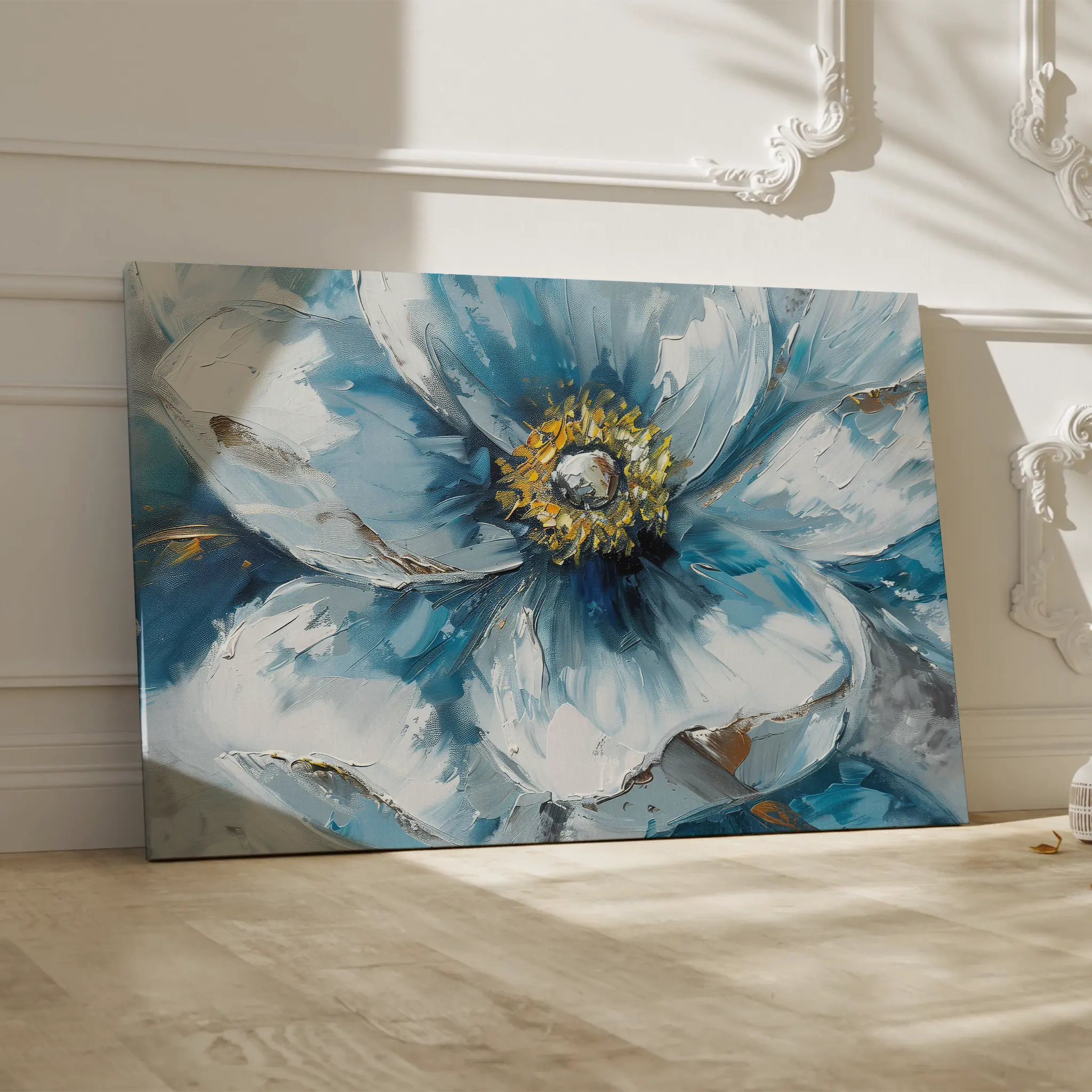 Floral Canvas Wall Art WAD398-F 90 x 60 cm / Stretched on hidden frame